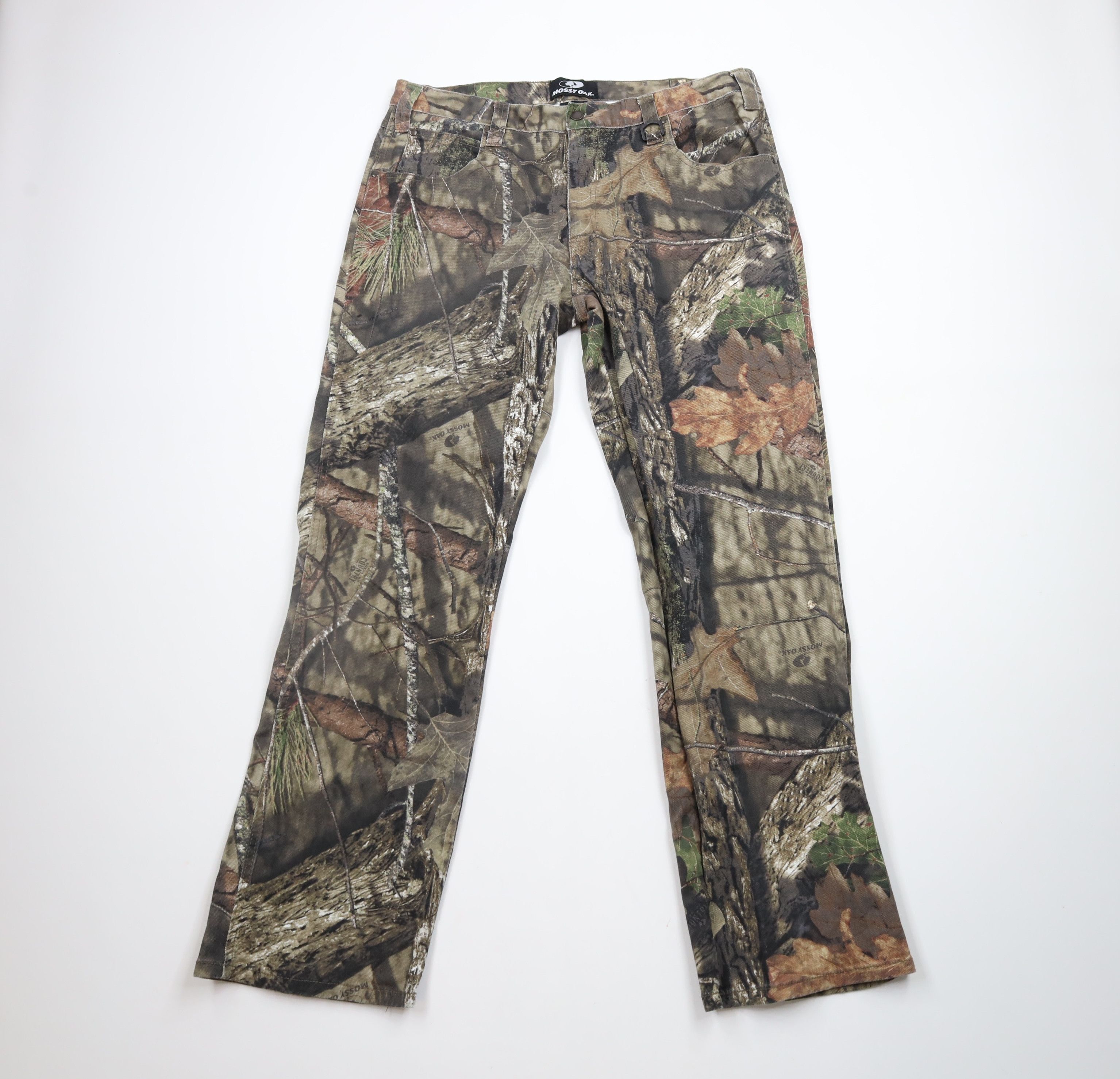 Mossy Oaks × Vintage Vintage Mossy Oak Camouflage Stretch Wide Leg Denim Jeans Size US 36 / EU 52 - 1 Thumbnail