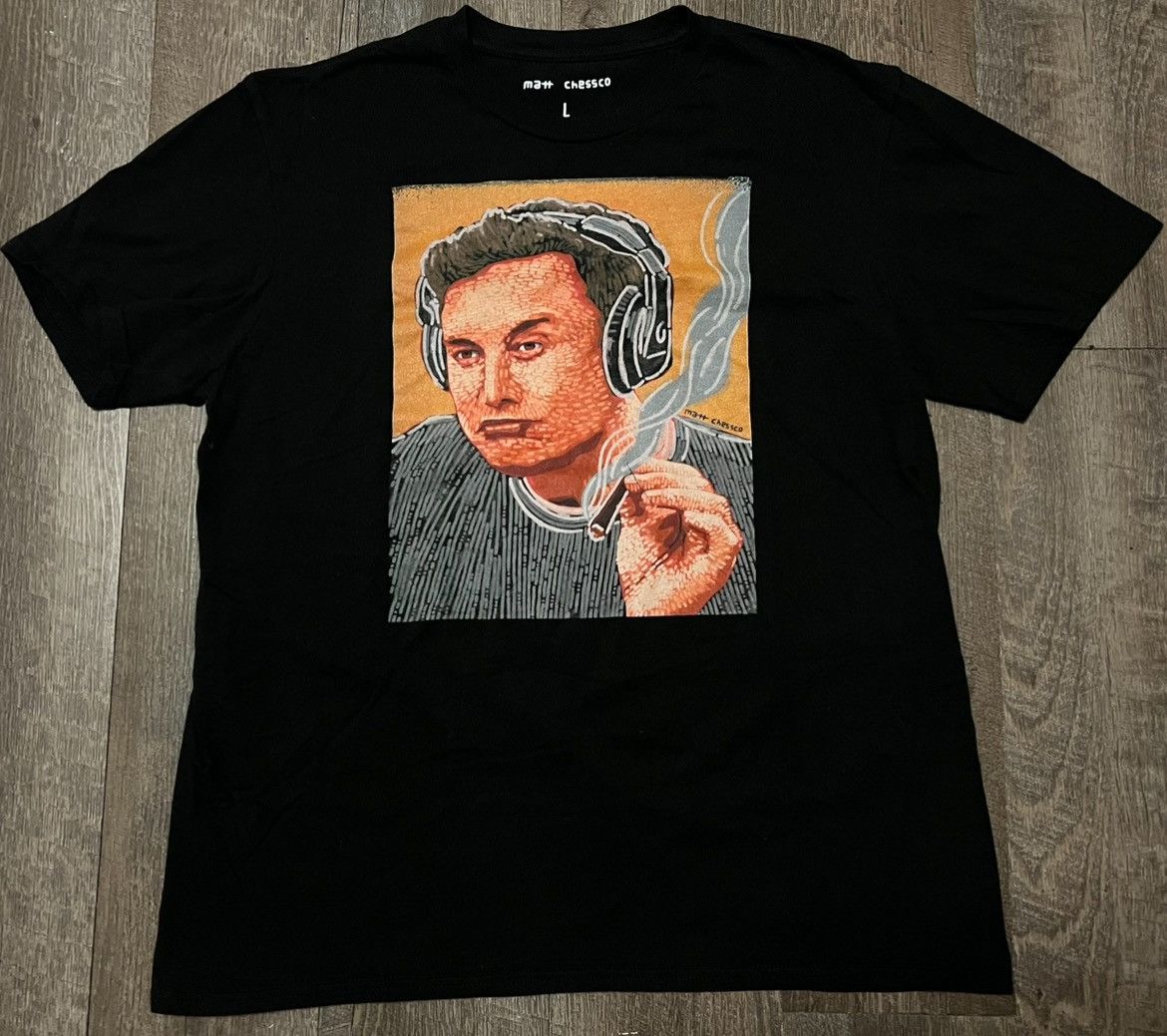 Other Matt Chessco Elon Musk Smoking Shirt size Large Size US L / EU 52-54 / 3 - 1 Thumbnail
