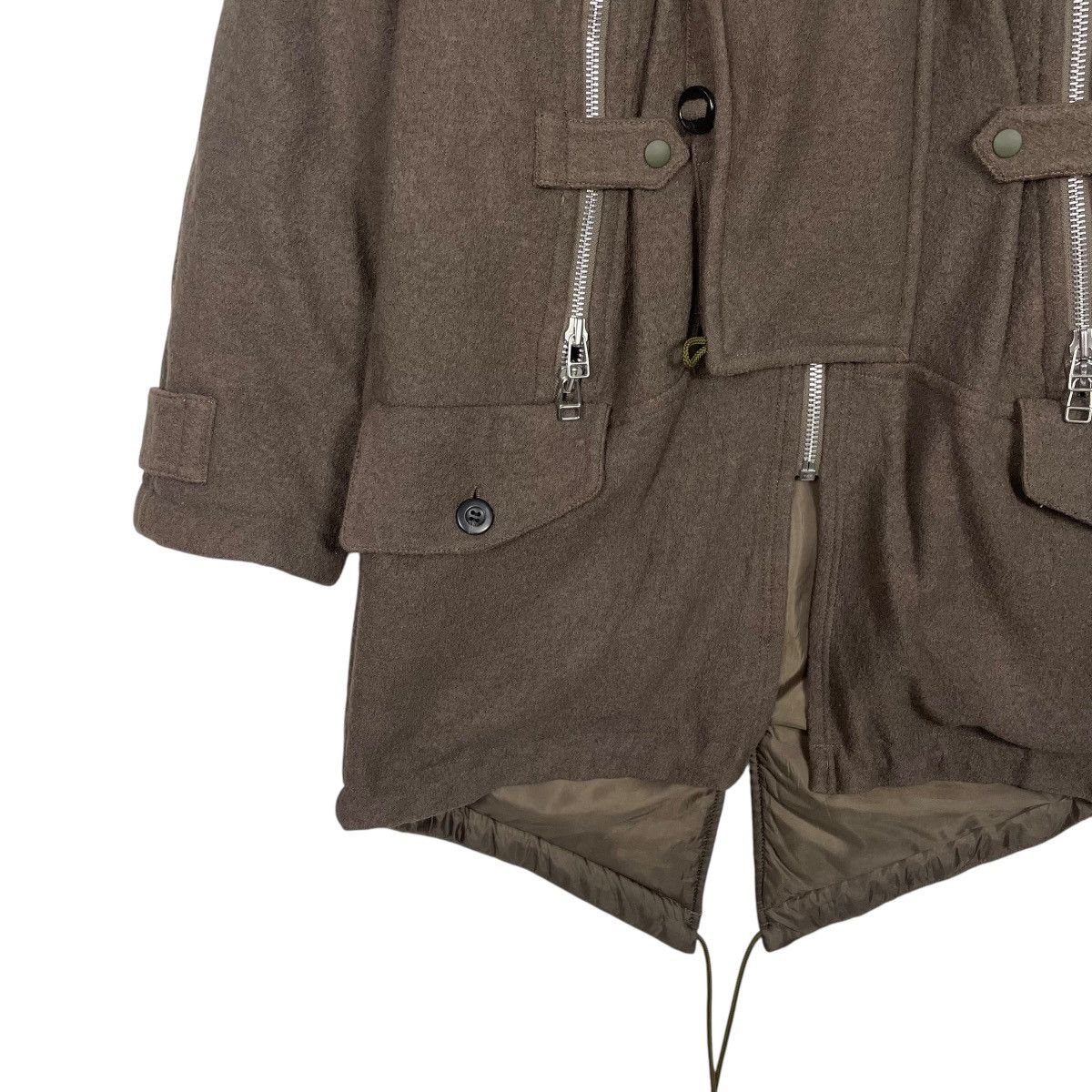 Final Home Final Home 90s Issey Miyake Multi Zipper Wool Parka Jacket Size US S / EU 44-46 / 1 - 3 Thumbnail