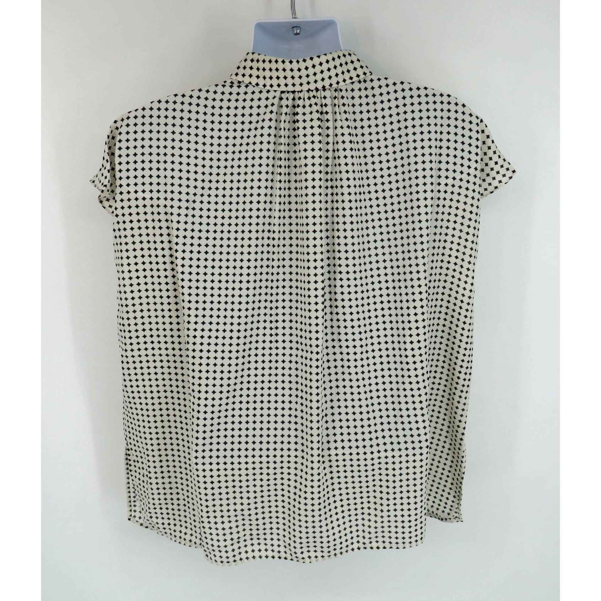 Other Max Studio Womens Black & White Diamond Sleeveless Blouse 2X Size XXL / US 16-18 / IT 52-54 - 3 Thumbnail