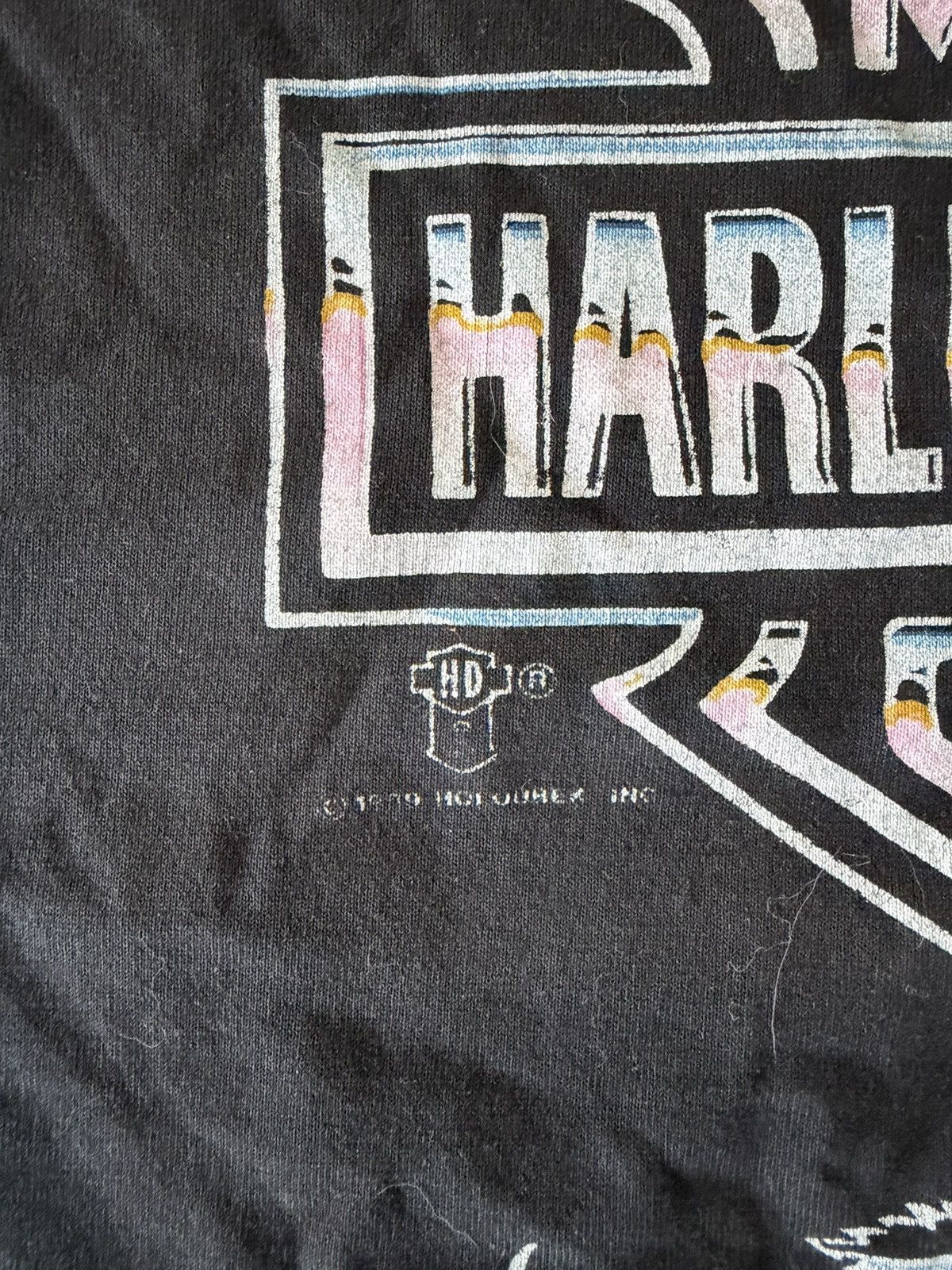 Harley Davidson Vintage Harley Davidson flower t shirt 1989 Size US L / EU 52-54 / 3 - 2 Thumbnail