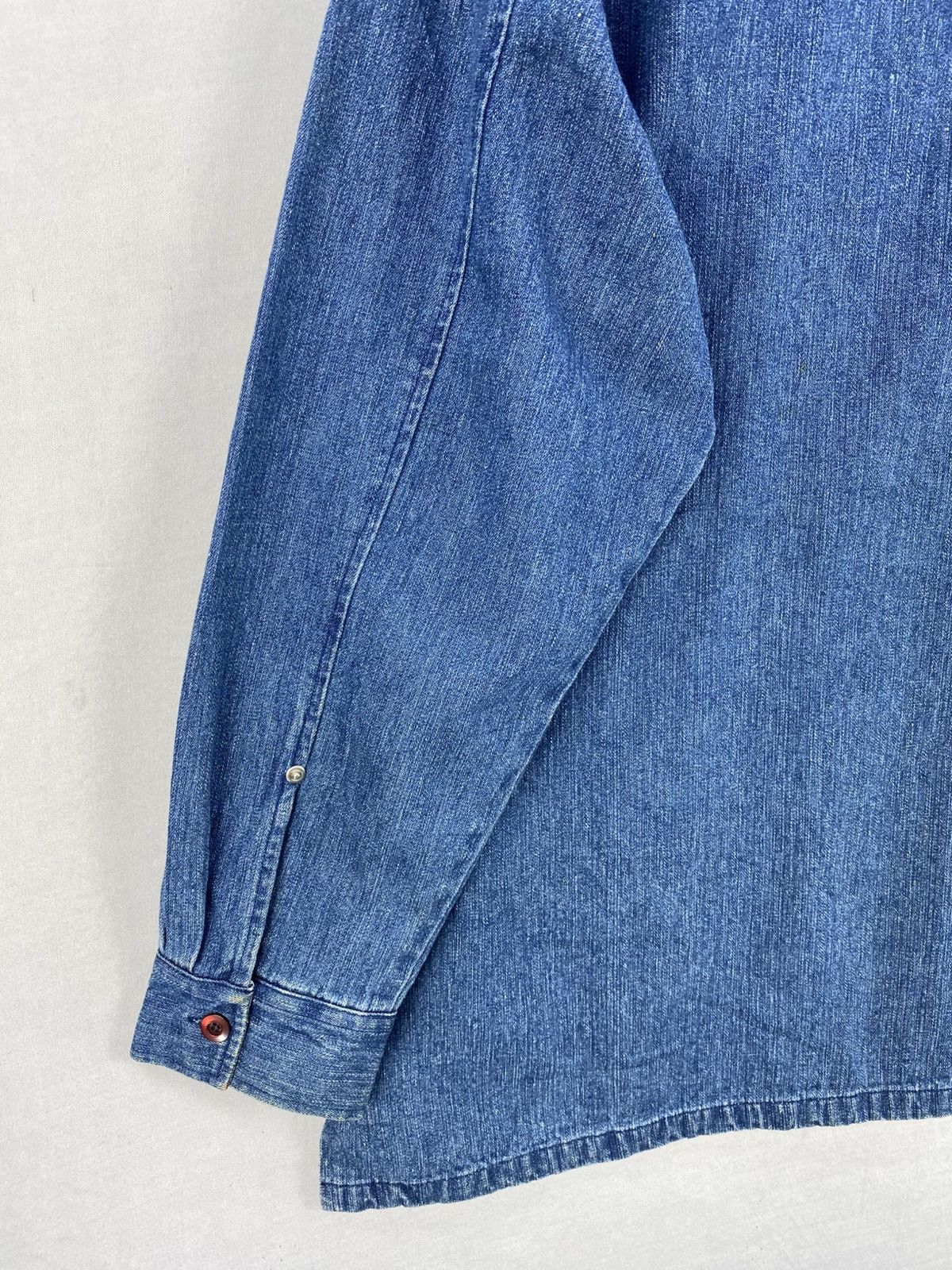 Spalding Spalding Workwear Denim Zipper Jacket Size US XXL / EU 58 / 5 - 6 Thumbnail