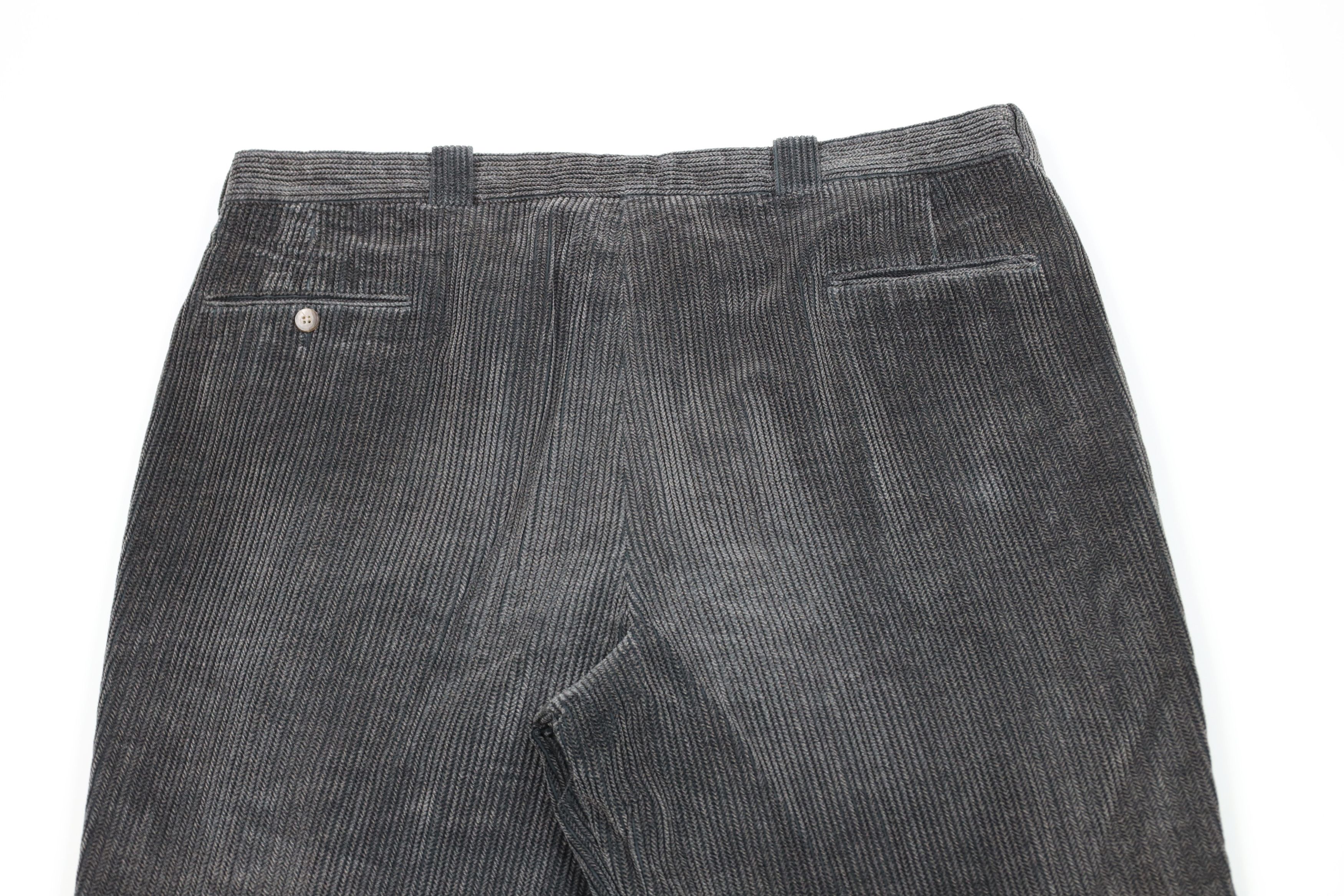 Vintage Vintage 90s Streetwear Pleated Heavy Wide Leg Corduroy Pants Size US 40 / EU 56 - 12 Thumbnail
