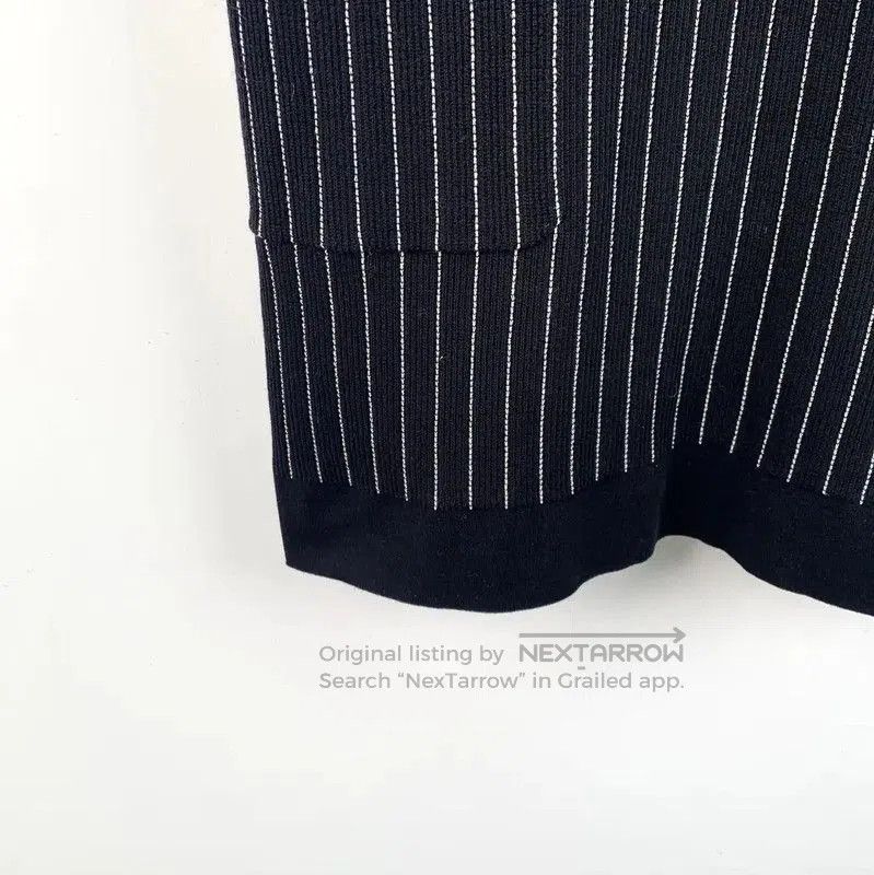 Chanel Chanel Black Cotton Dress with White Accents . Size S / US 4 / IT 40 - 4 Thumbnail