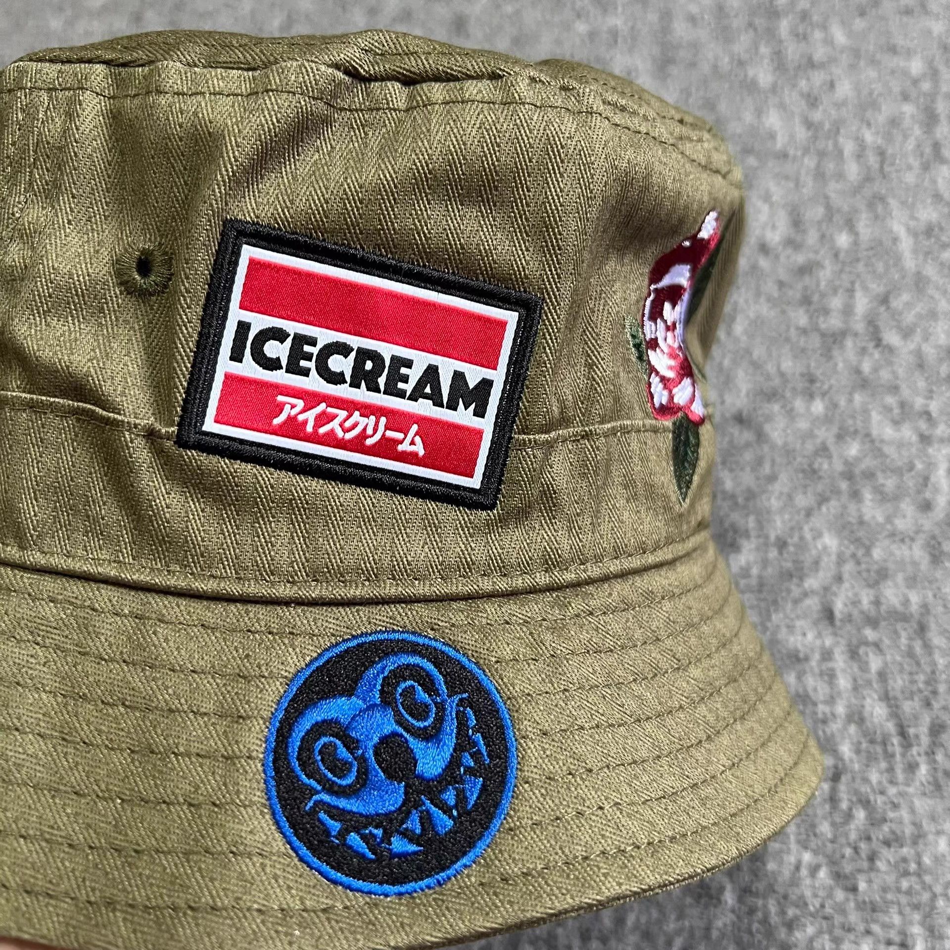 Billionaire Boys Club BBC ICECREAM Embroidered Bucket Hat Q7 Size ONE SIZE - 5 Thumbnail