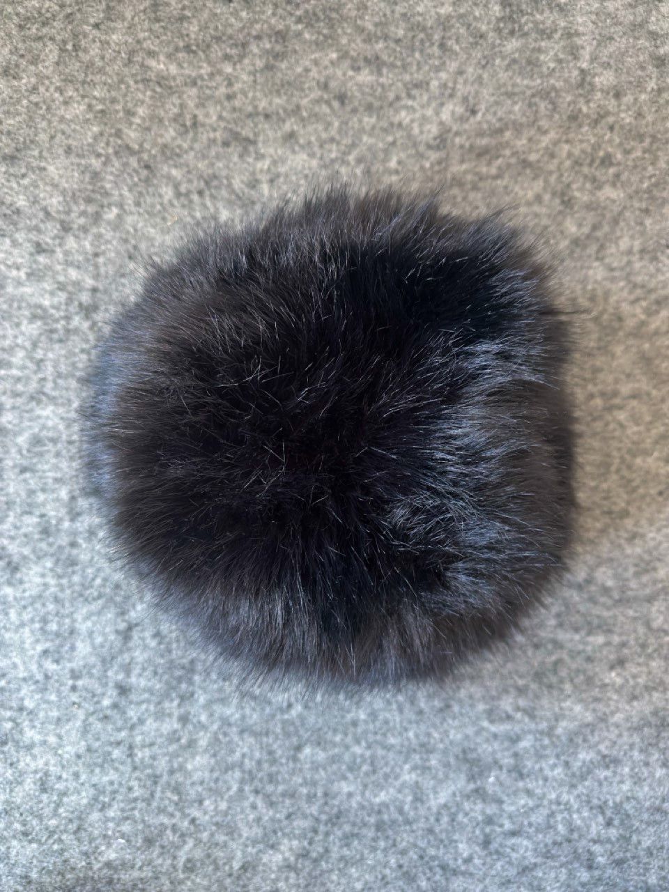 Other Black Rabbit Fur Winter Hat - Unisex Size ONE SIZE - 3 Thumbnail