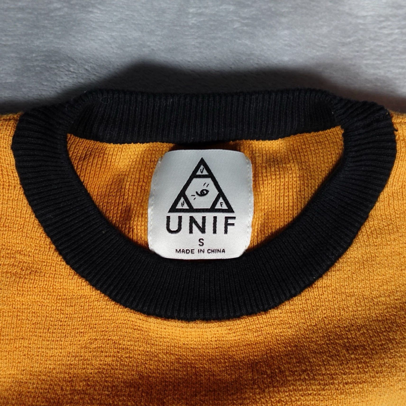 UNIF UNIF Sweater Mens Small Navy Blue Crewneck Pullover Oversized Cotton Knit Mens Size US S / EU 44-46 / 1 - 4 Thumbnail