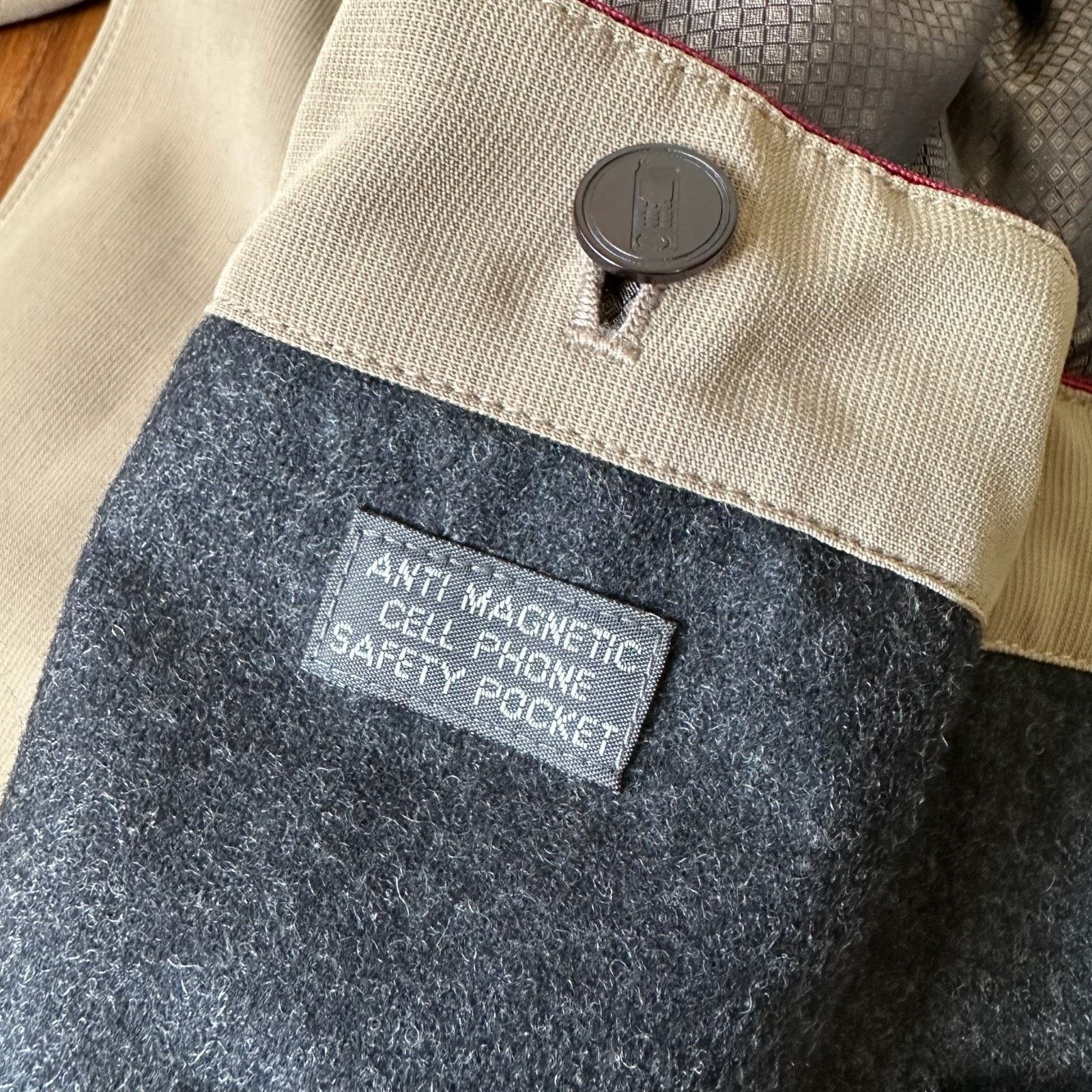 Sanyo SANYO Trench Coat Earth Beige Lined Belted Breath Thermo NWT Size US M / EU 48-50 / 2 - 14 Thumbnail