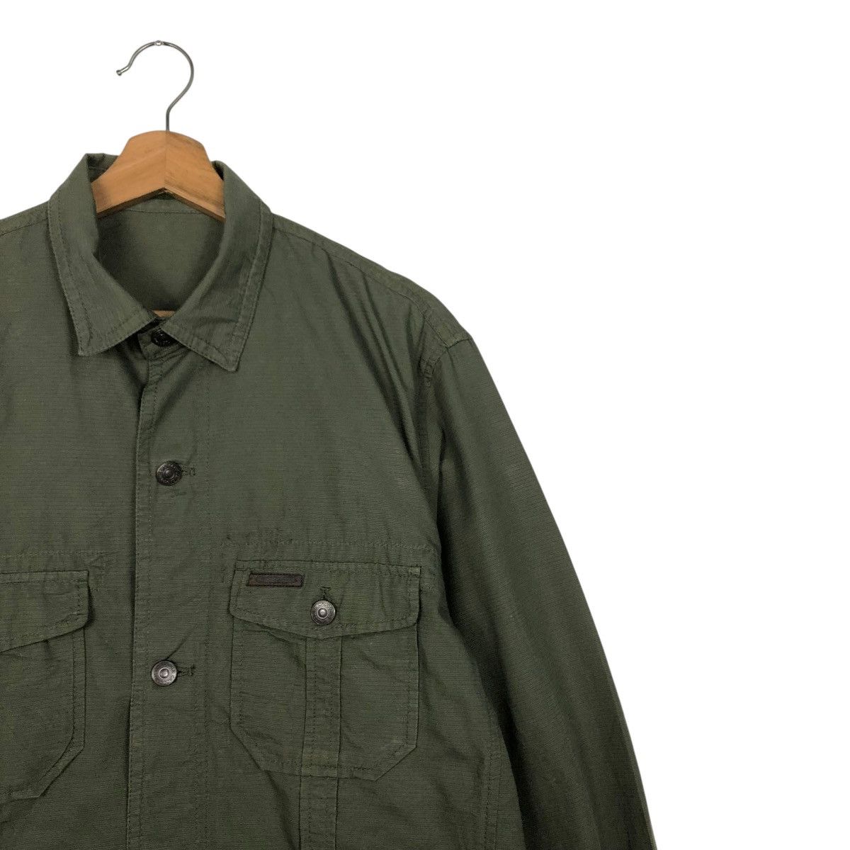 Japanese Brand 🔥VINTAGE BUTTON CHORE WORK JACKET CROCODILE ISSEY MIYAKE Size US L / EU 52-54 / 3 - 8 Thumbnail