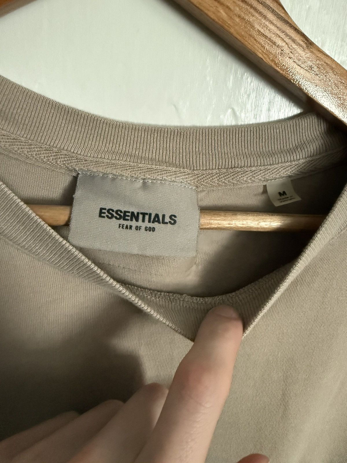 Essentials × Fear of God Essentials Fear of God SS ‘20 Tan T shirt Size US M / EU 48-50 / 2 - 3 Thumbnail