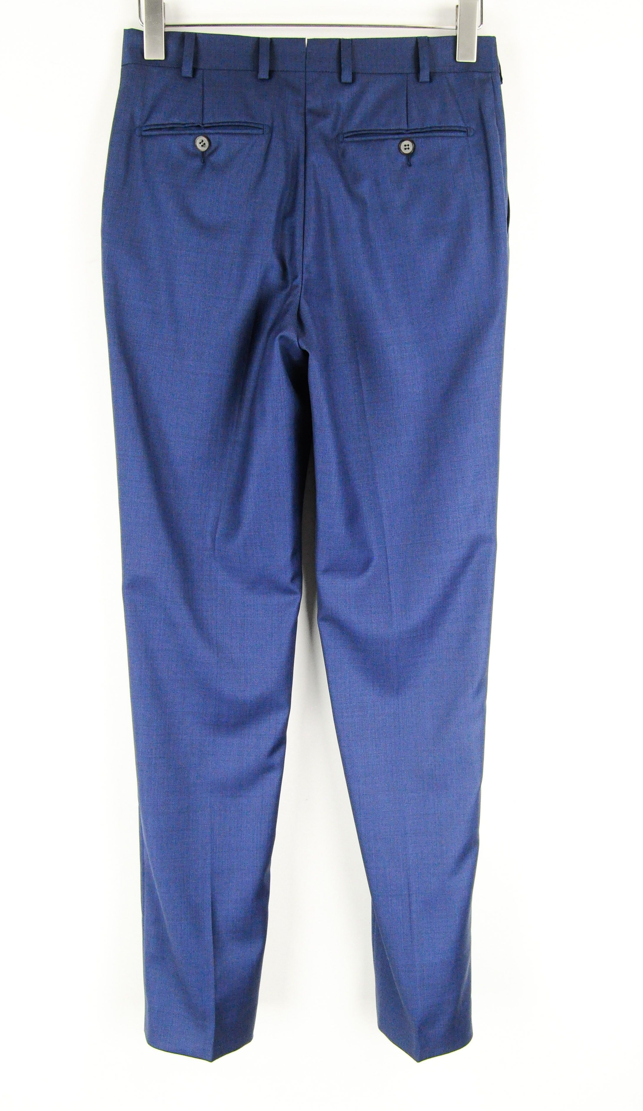 Suitsupply LAZIO UK34R Slim Blue Wool Suit 55321 Size 34R - 8 Thumbnail