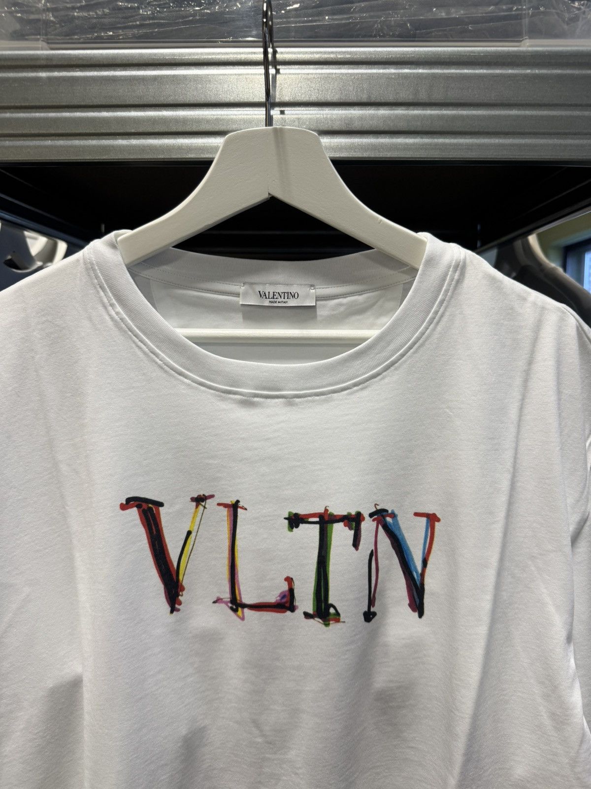 Valentino Valentino VLTN Logo T-Shirt NEW 600$ Size US XXL / EU 58 / 5 - 2 Thumbnail