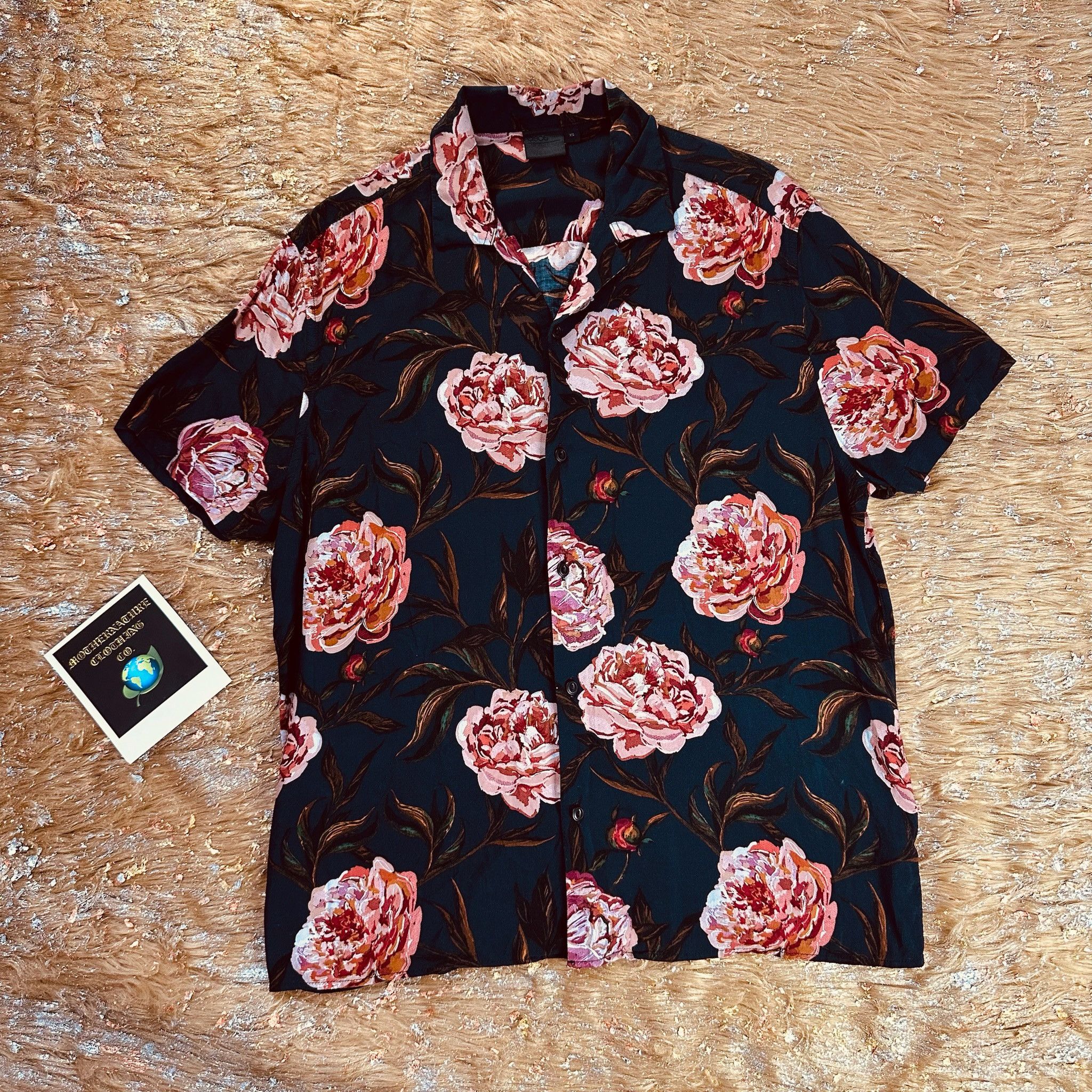 Asos WINDING WILLOW FLORAL S/S BUTTON UP Size US XS / EU 42 / 0 - 1 Preview