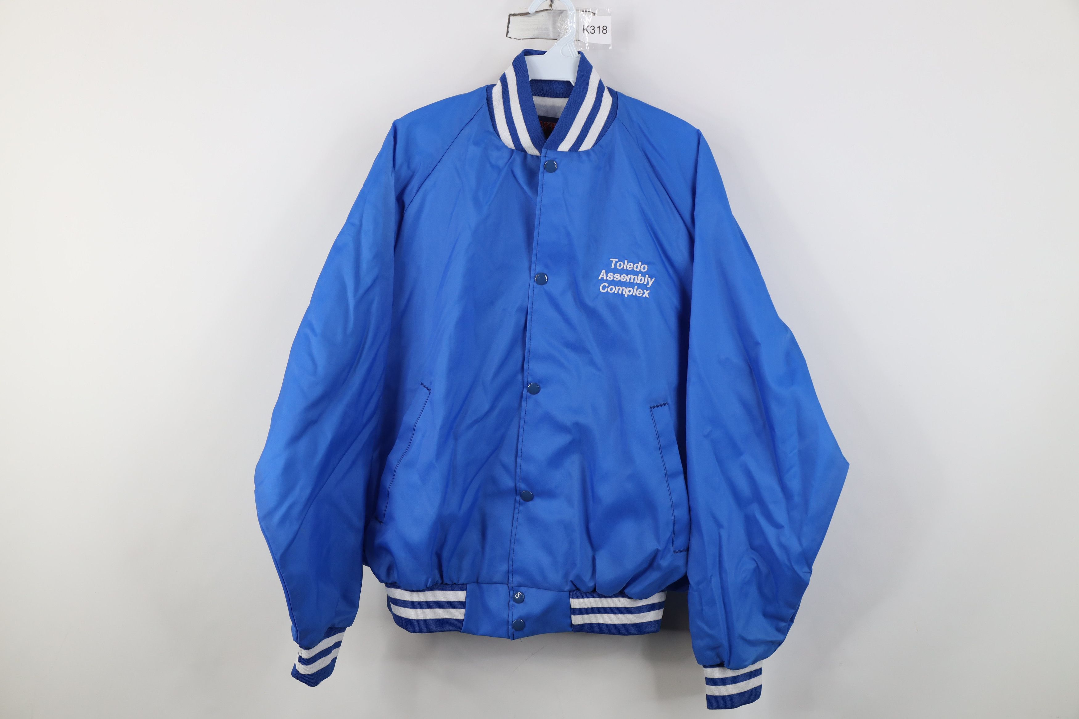 Vintage Vintage 90s Jeep Motor Co Assembly Satin Bomber Jacket USA Size US M / EU 48-50 / 2 - 1 Thumbnail