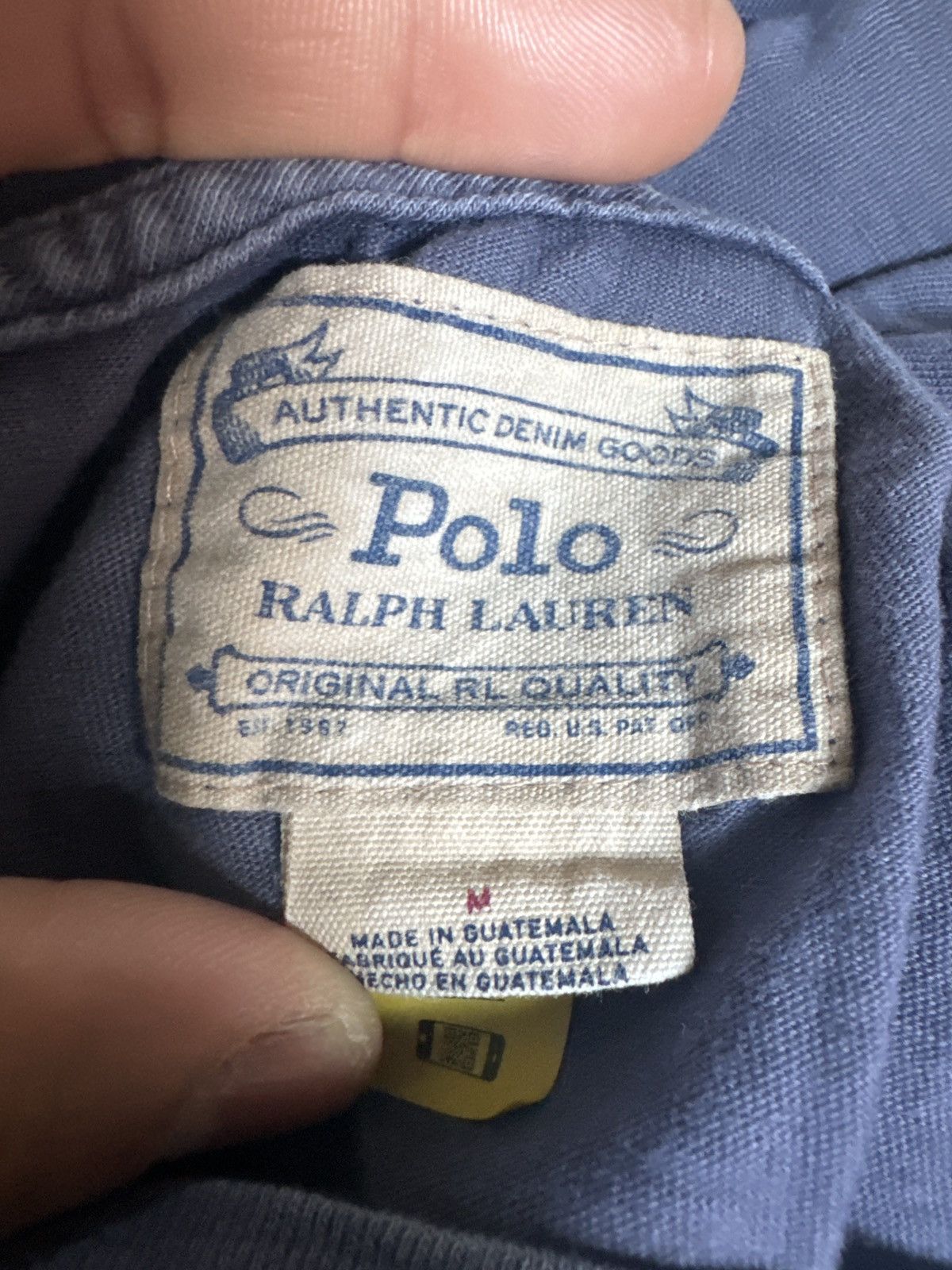 Polo Ralph Lauren Polo Ralph Lauren denim tee Size US M / EU 48-50 / 2 - 2 Thumbnail