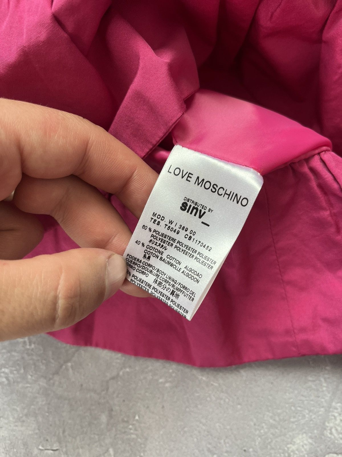 Moschino WMNS Love Moschino Pink Blazer Jacket Big Buttons Size M / US 6-8 / IT 42-44 - 7 Thumbnail