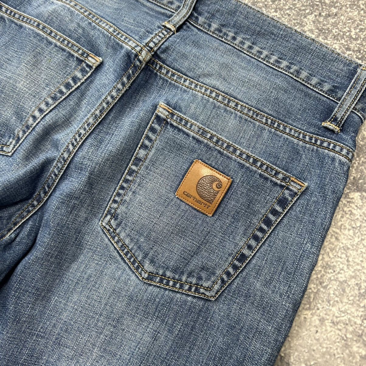 Carhartt Vintage Carhartt Patch logo Denim streetwear basic jeans Size US 30 / EU 46 - 5 Thumbnail