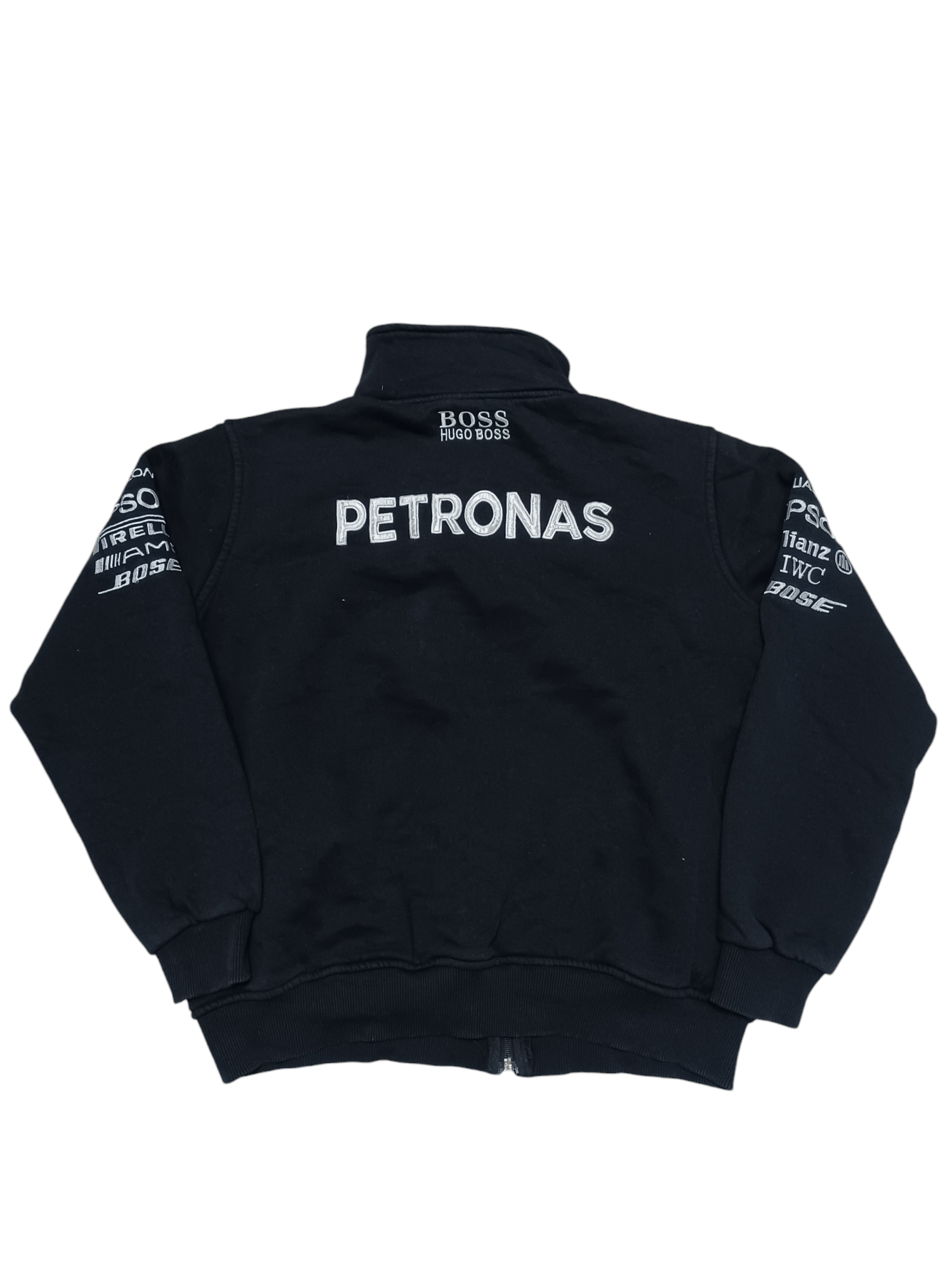 Mercedes-Benz MERCEDES BENZ PETRONAS VINTAGE RACING ZIP TRACK JACKET Size US M / EU 48-50 / 2 - 5 Thumbnail