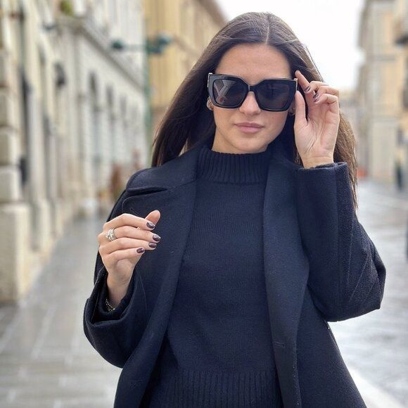 Dior Dior MISSDIOR S2I 26D0 Sunglasses Havana Square Frame Size ONE SIZE - 2 Thumbnail