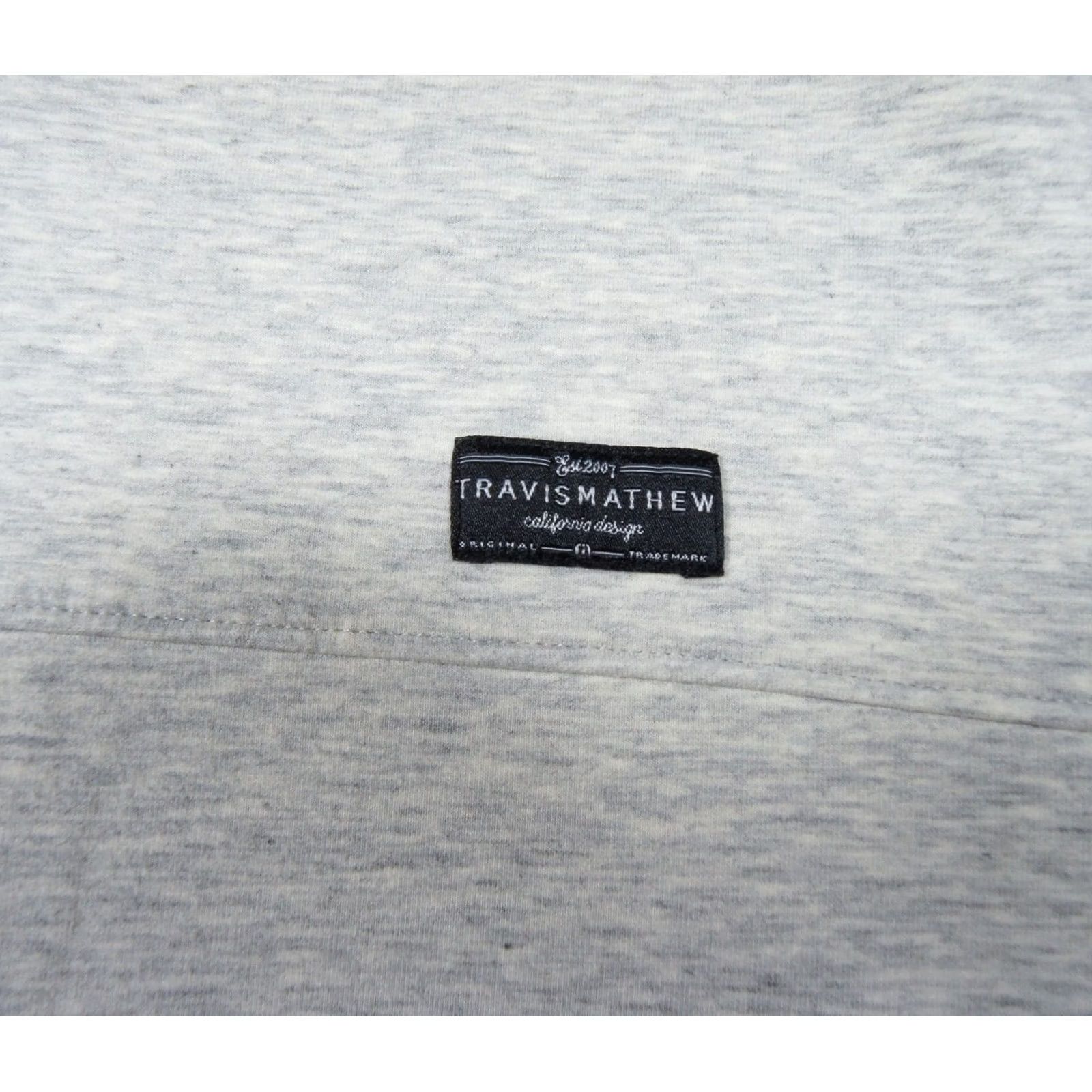 TravisMathew Travis Mathew Sweatshirt Mens Medium Gray Full Zip Koozie 2.0 Stretch Casual Size US M / EU 48-50 / 2 - 3 Thumbnail