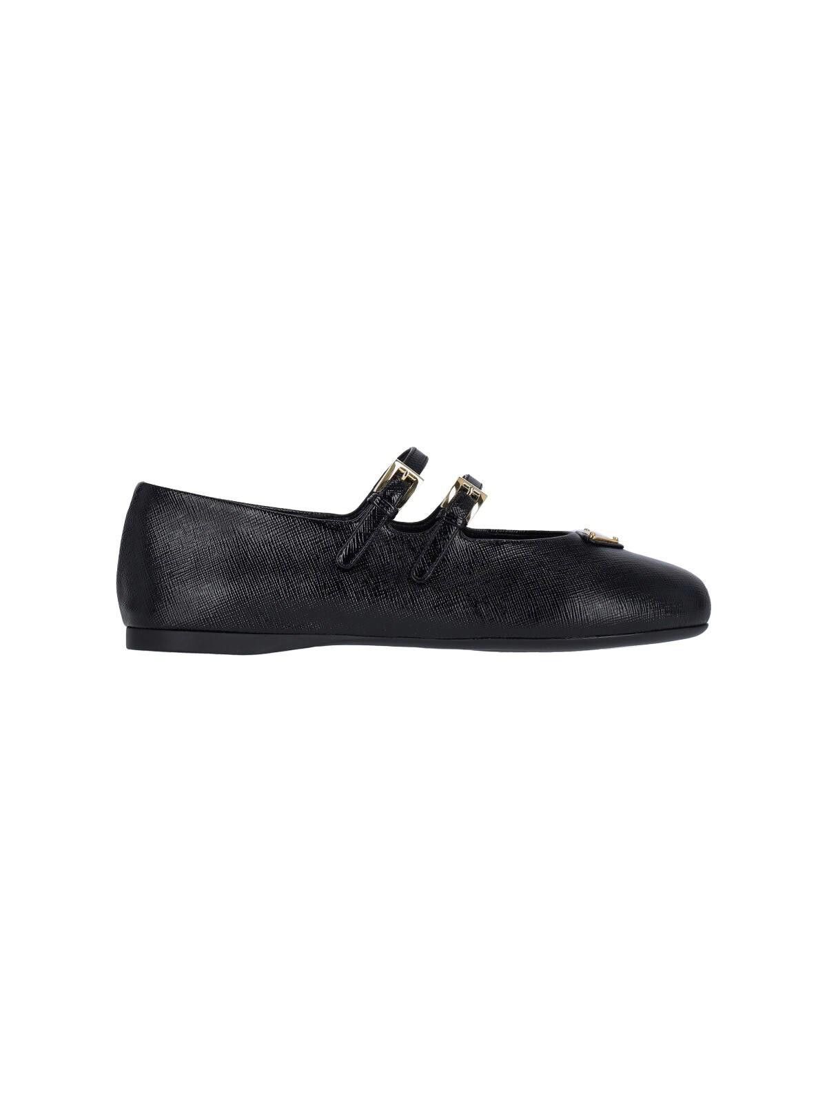 Prada PRADA LEATHER BALLERINAS SIZE 39 Size ONE SIZE - 1 Thumbnail