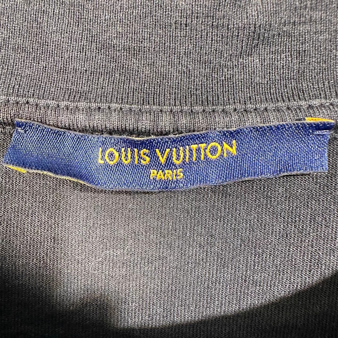 Other LV x NBA Multi Logo Embroidery Black T-shirt Size US L / EU 52-54 / 3 - 3 Thumbnail