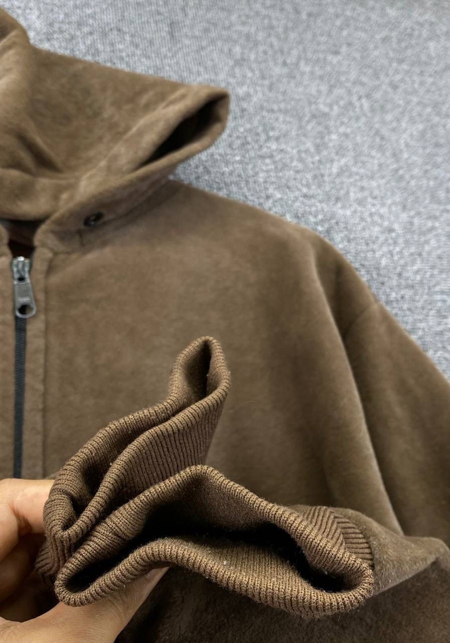 Carhartt Vintage 1990s Carhartt Fleece Faux Fur Zip Up Hoodie Jacket Size US M / EU 48-50 / 2 - 12 Thumbnail