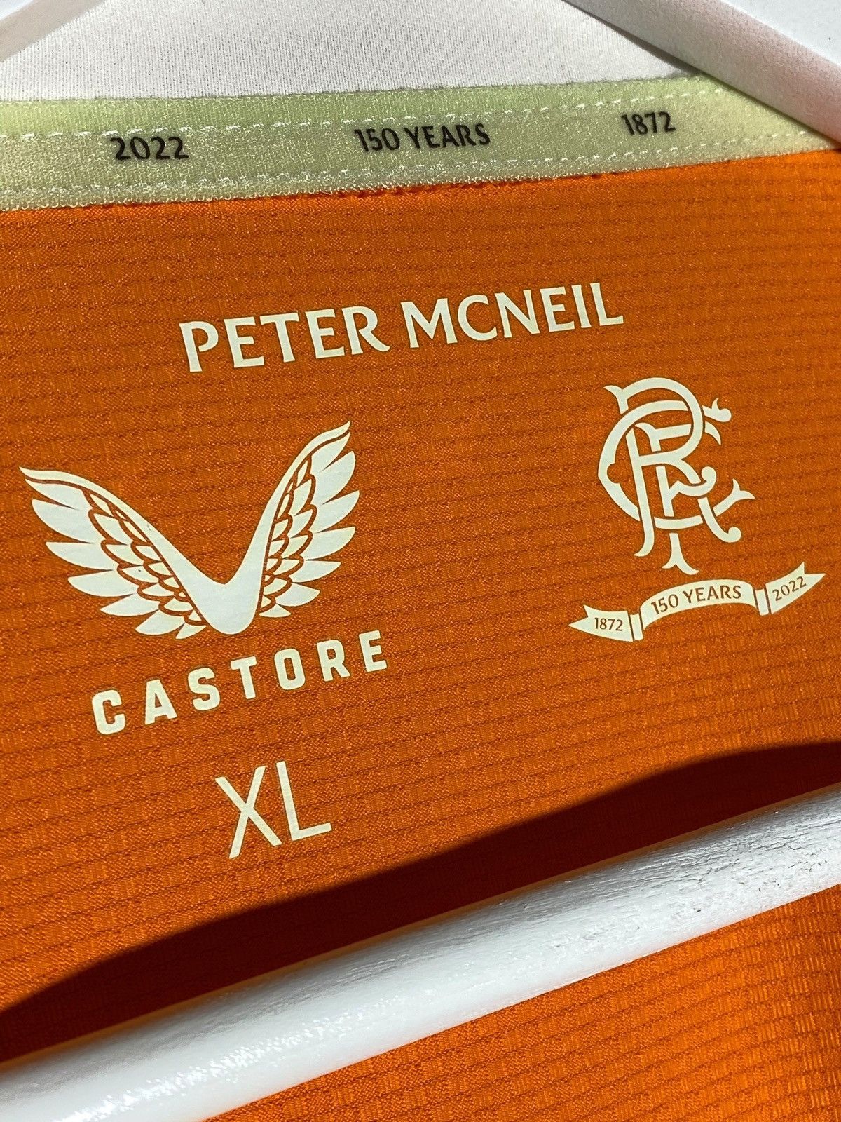 Other Rangers FC 150 Years Orange Jersey Castore Long Sleeve Size US XL / EU 56 / 4 - 14 Thumbnail