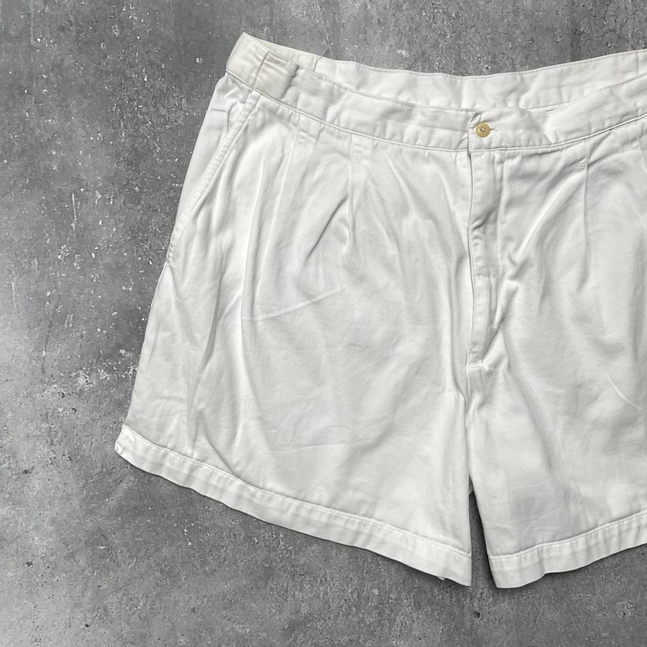 Vintage Vintage 90s Nike Court Tennis Cotton Shorts White Size 36 Size US 36 / EU 52 - 3 Thumbnail