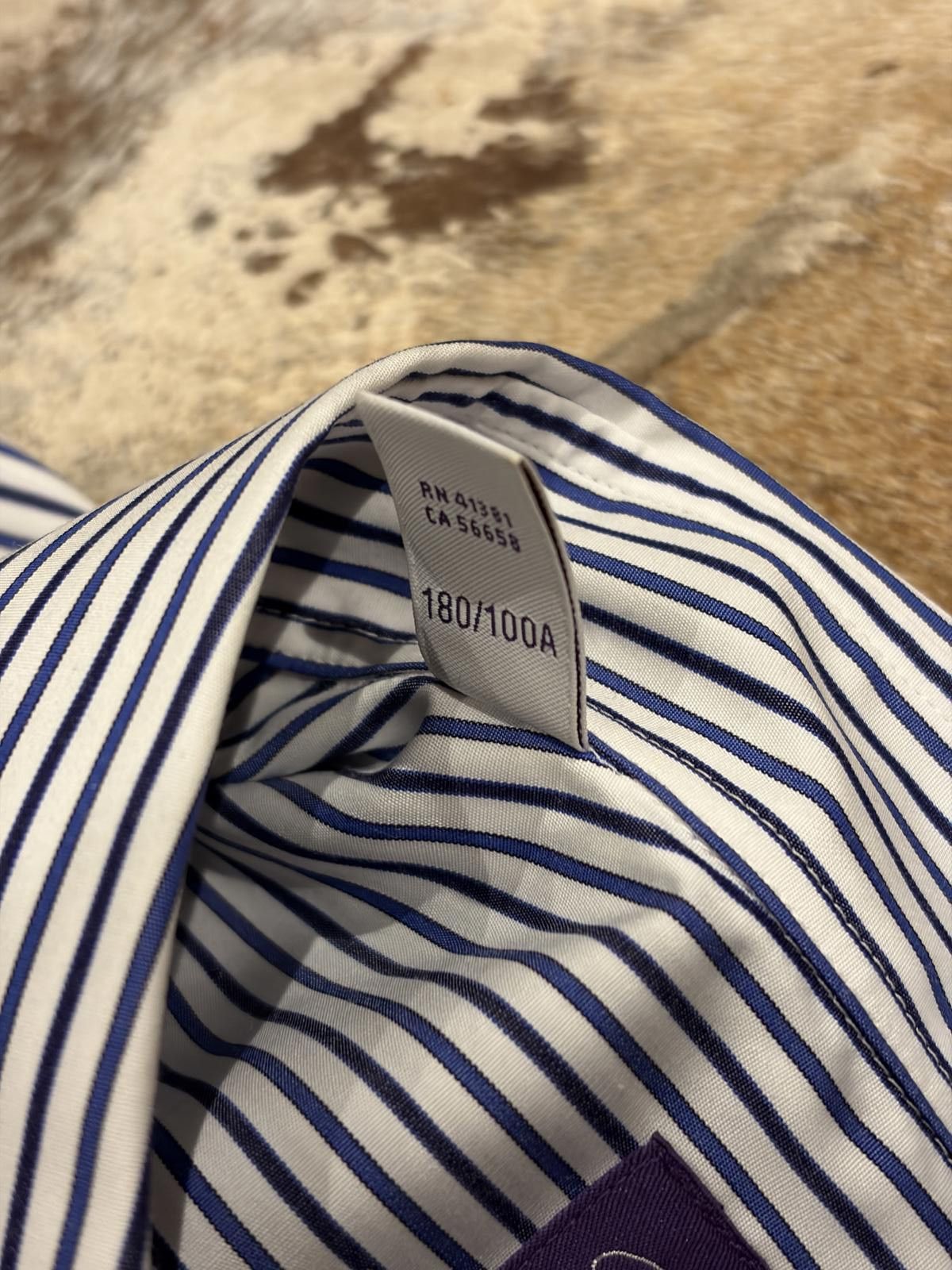 Ralph Lauren Purple Label Ralph Lauren Purple Label Bengal Stripe Shirt Size US L / EU 52-54 / 3 - 7 Thumbnail