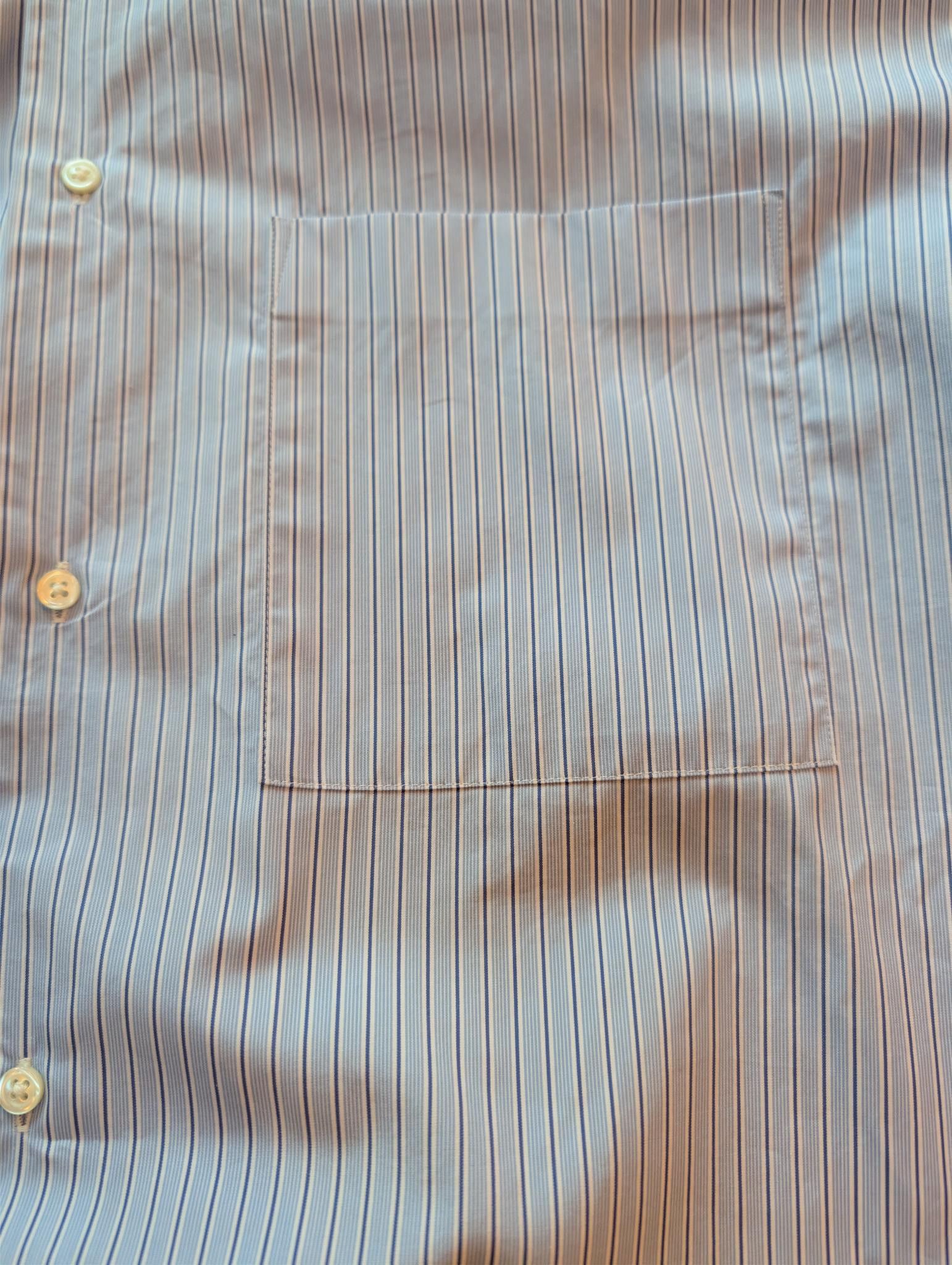 Japanese Brand Urban Research Thomas Mason Over Short Sleeve Shirt / Stripe Size US M / EU 48-50 / 2 - 6 Thumbnail
