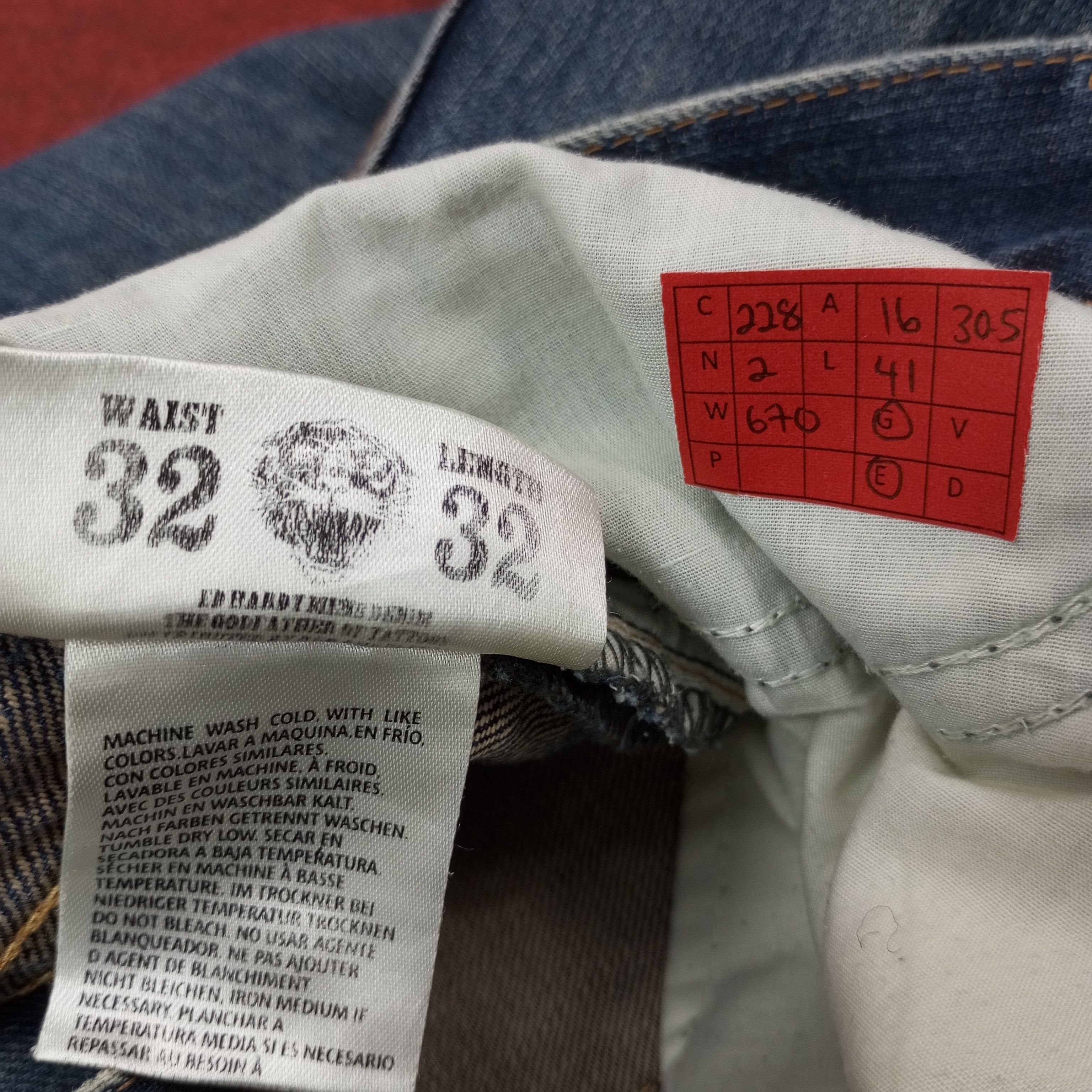 Ed Hardy Ed Hardy by Christian Audigier Custom Art Jeans c228n2 Size US 32 / EU 48 - 13 Thumbnail