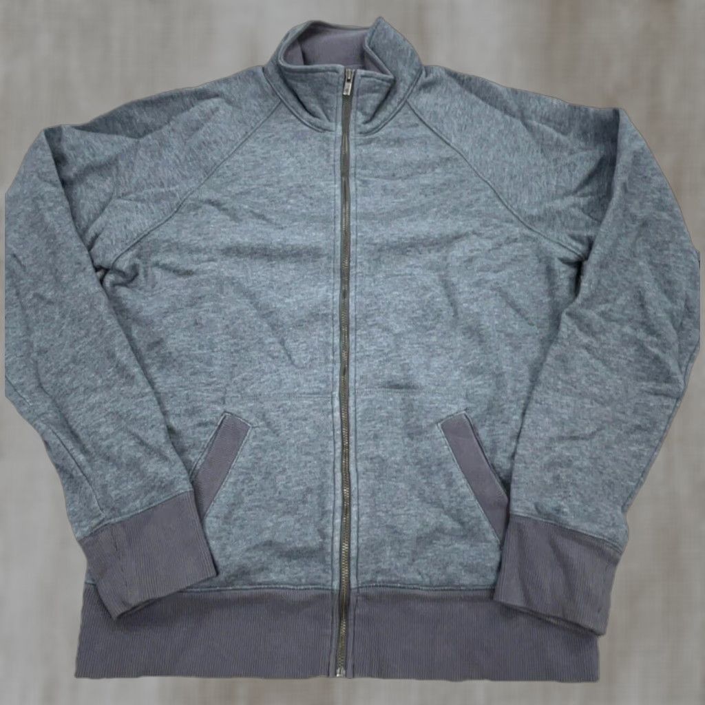 Vintage Columbia Sweatshirt Women Medium Gray Full Zip Fleece Jacket Ladies Knit Casual Activewear Modern Size M / US 6-8 / IT 42-44 - 1 Thumbnail