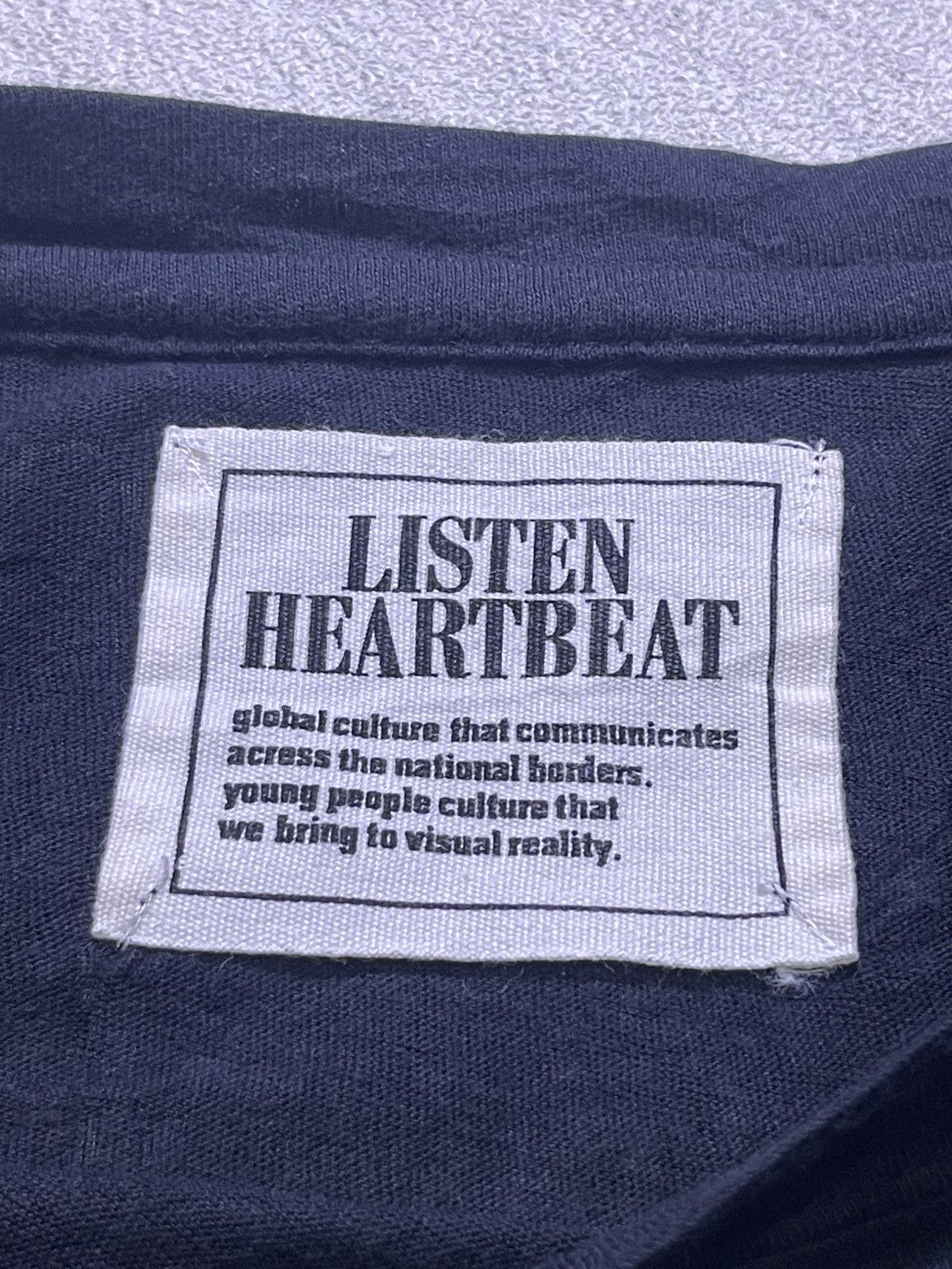 Japanese Brand Y2K LISTEN HEARTBEAT short sleeve tshirt Size M / US 6-8 / IT 42-44 - 6 Thumbnail