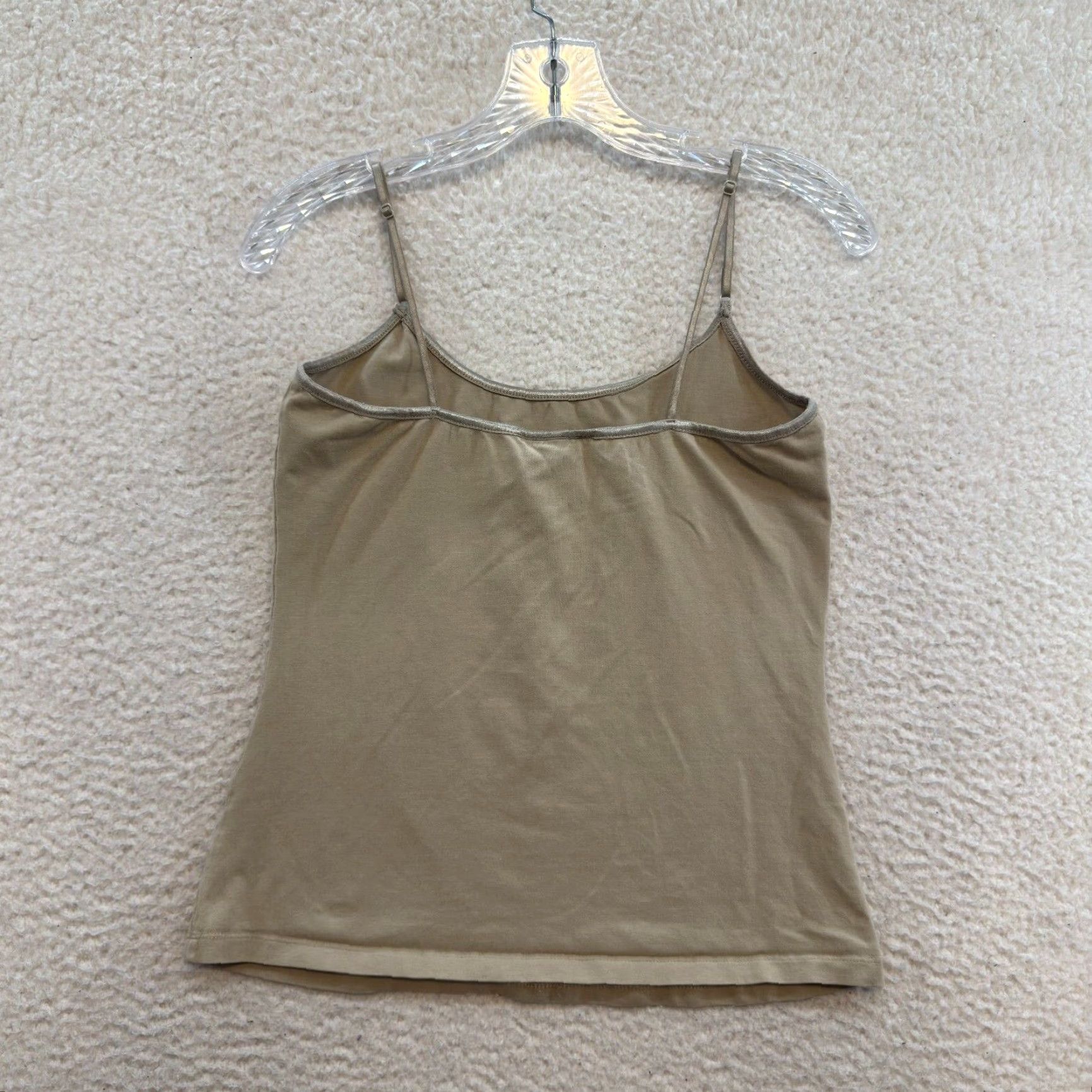 Vintage VINTAGE Marianne Camisole Tank Top Shirt L Beige Grunge Boho Fairy Y2K Burnished Beige Large Size L / US 10 / IT 46 - 2 Thumbnail