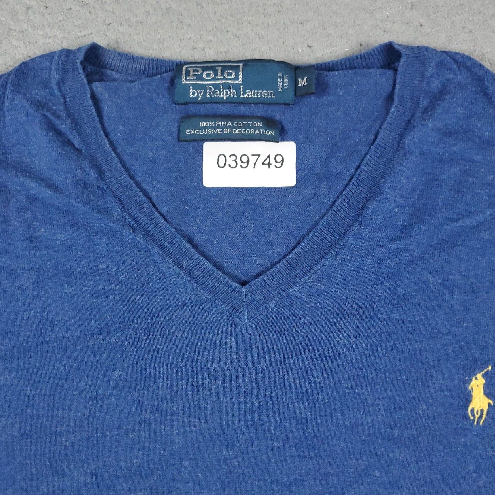 Polo Ralph Lauren Ralph Lauren Mens Medium Blue Pony Sweater Casual Pullover Size US M / EU 48-50 / 2 - 3 Thumbnail