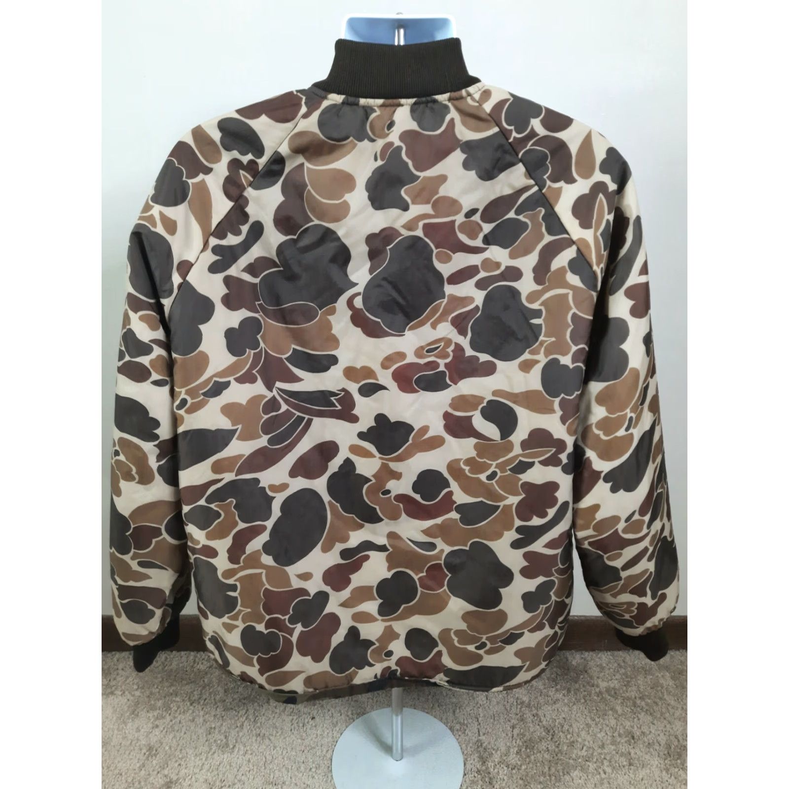 Vintage VINTAGE Reversible Camo Bomber Jacket Coat Shell Holder Pocket Men's Large Size US L / EU 52-54 / 3 - 5 Thumbnail