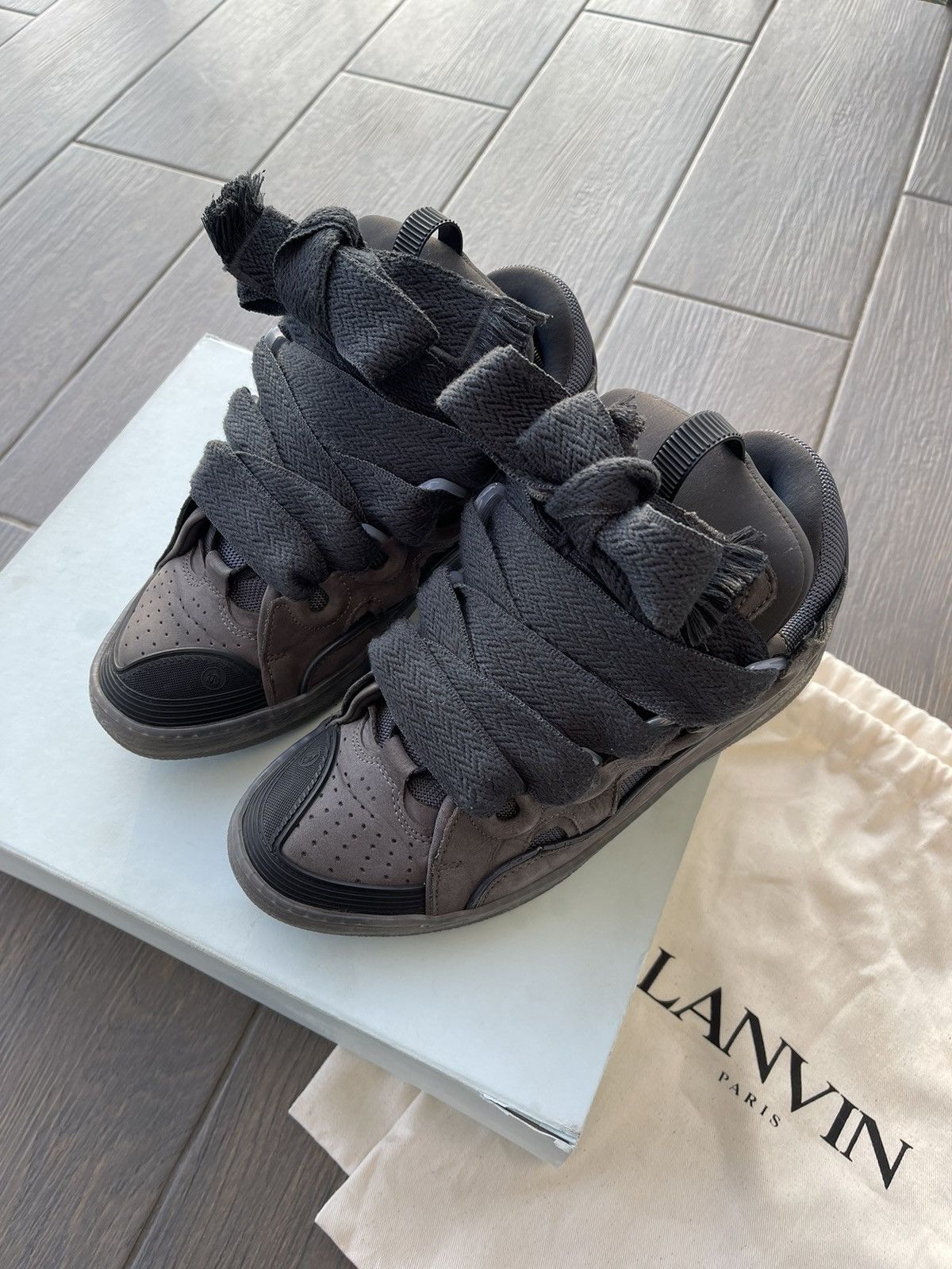 Lanvin Lanvin Curb Sneakers Grey Size US 9 / EU 42 - 4 Thumbnail