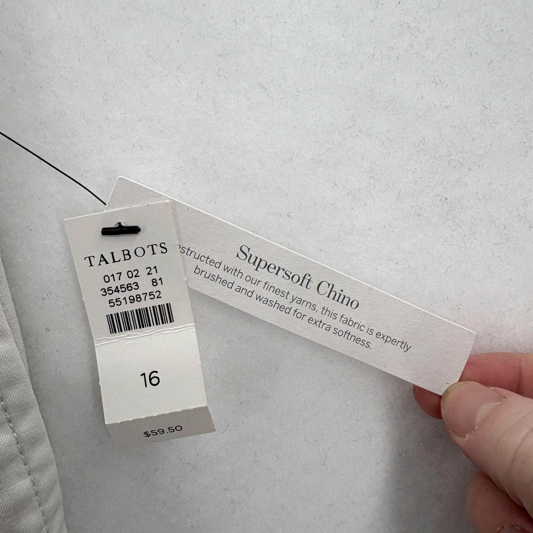 Talbots Talbots Relaxed Chino Shorts Womens 16 White Twill Supersoft Summer NWT Shorts Casual Cotton Spandex Size 38" / US 16 / IT 52 - 2 Thumbnail