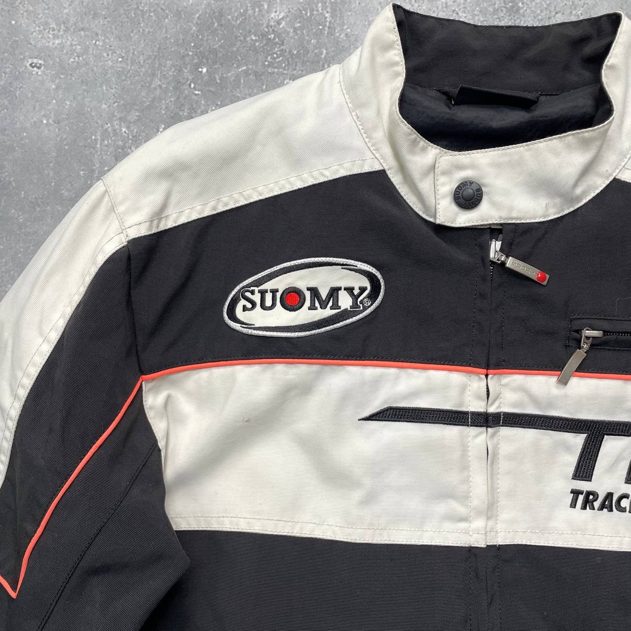 Vintage Vintage 2000s Suomy Track Assistance Team Racing Jacket Size US L / EU 52-54 / 3 - 4 Thumbnail