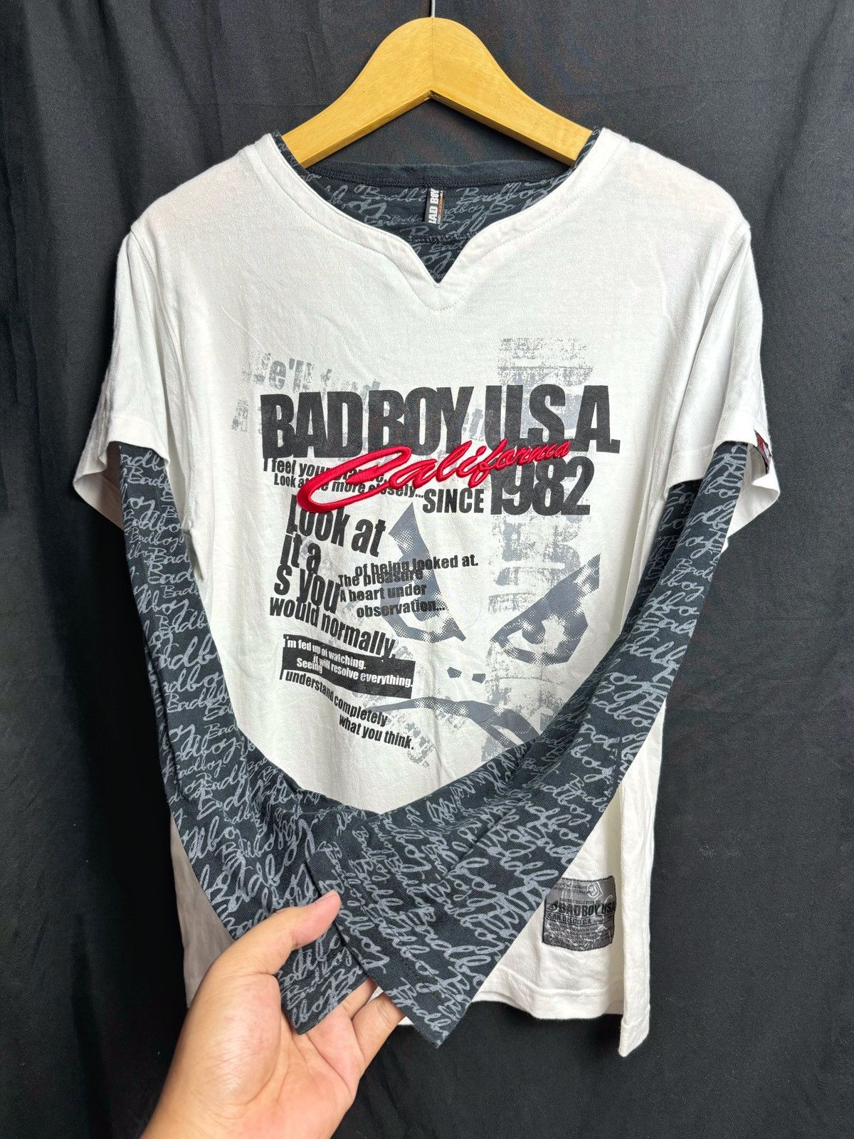 If Six Was Nine Bad Boy Double Layers Long Sleeve Size US M / EU 48-50 / 2 - 1 Thumbnail