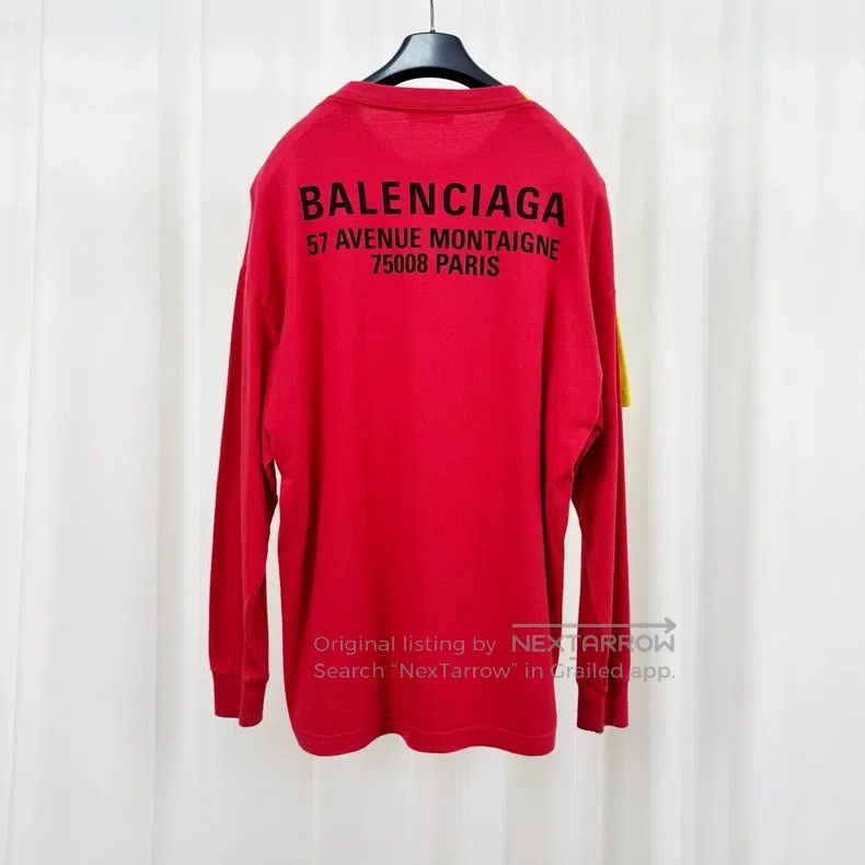 Balenciaga Balenciaga Double Layered Two-in-One Letter Printed Long S Size US S / EU 44-46 / 1 - 2 Thumbnail