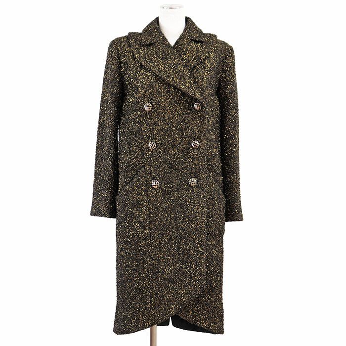 Chanel Chanel Chanel Métiers d’Art Paris-Egypte Metallic Tweed Coat Others Outerwear P61938 DUTY FREE for USA Size ONE SIZE - 1 Thumbnail