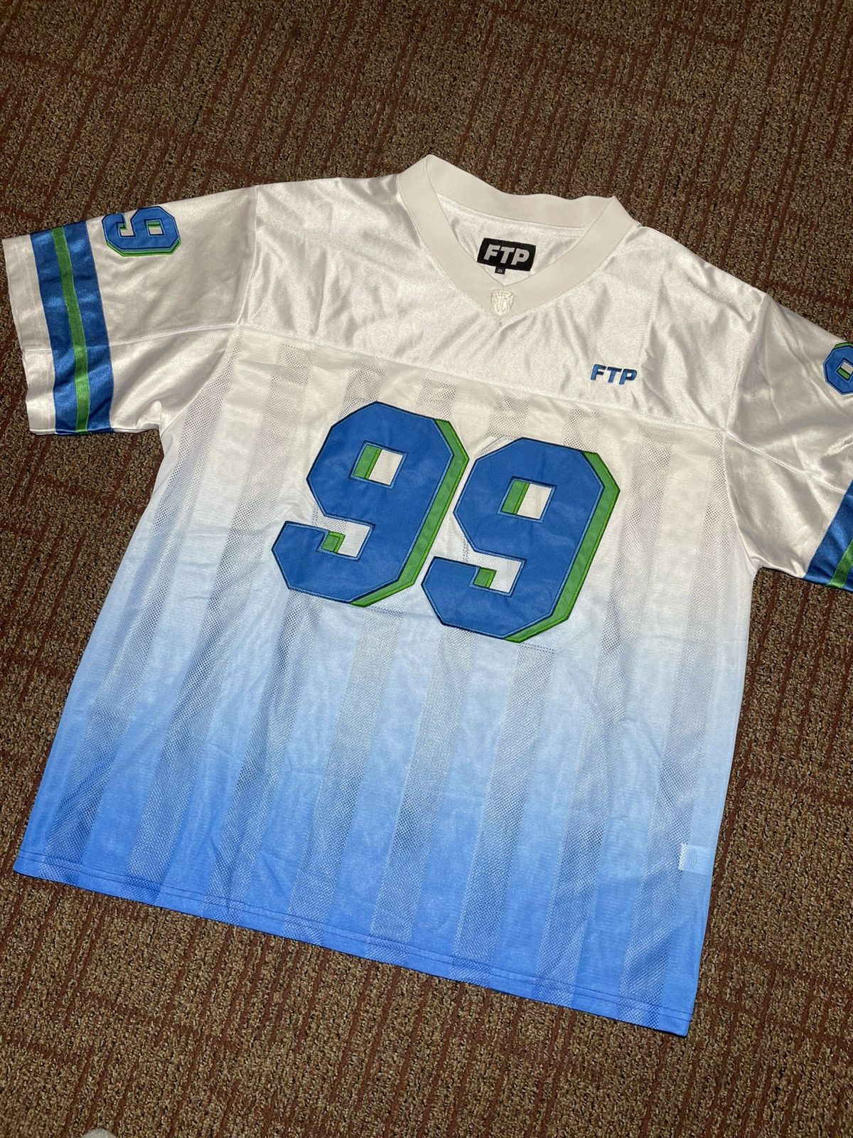 Fuck The Population FTP F.U. Football Jersey (XX-Large) Size US XXL / EU 58 / 5 - 1 Thumbnail
