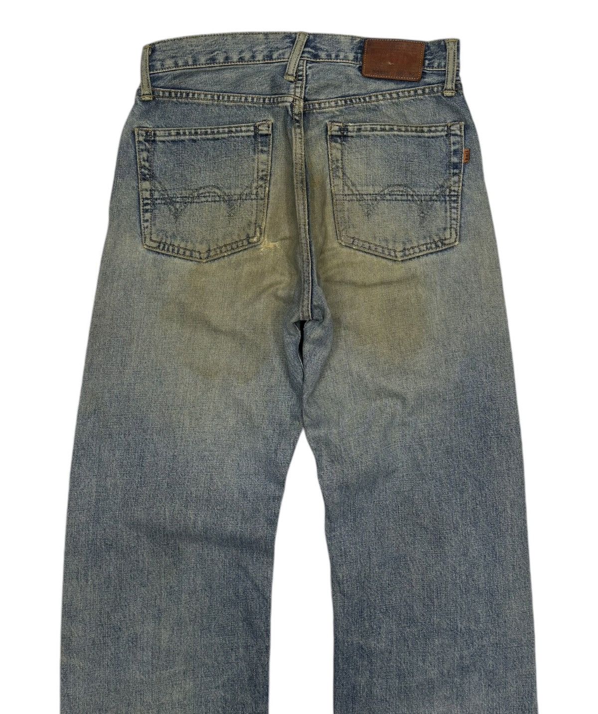 Edwin EDWIN 505xx SELVEDGE DISTRESSED DENIM JEANS Size US 30 / EU 46 - 4 Thumbnail
