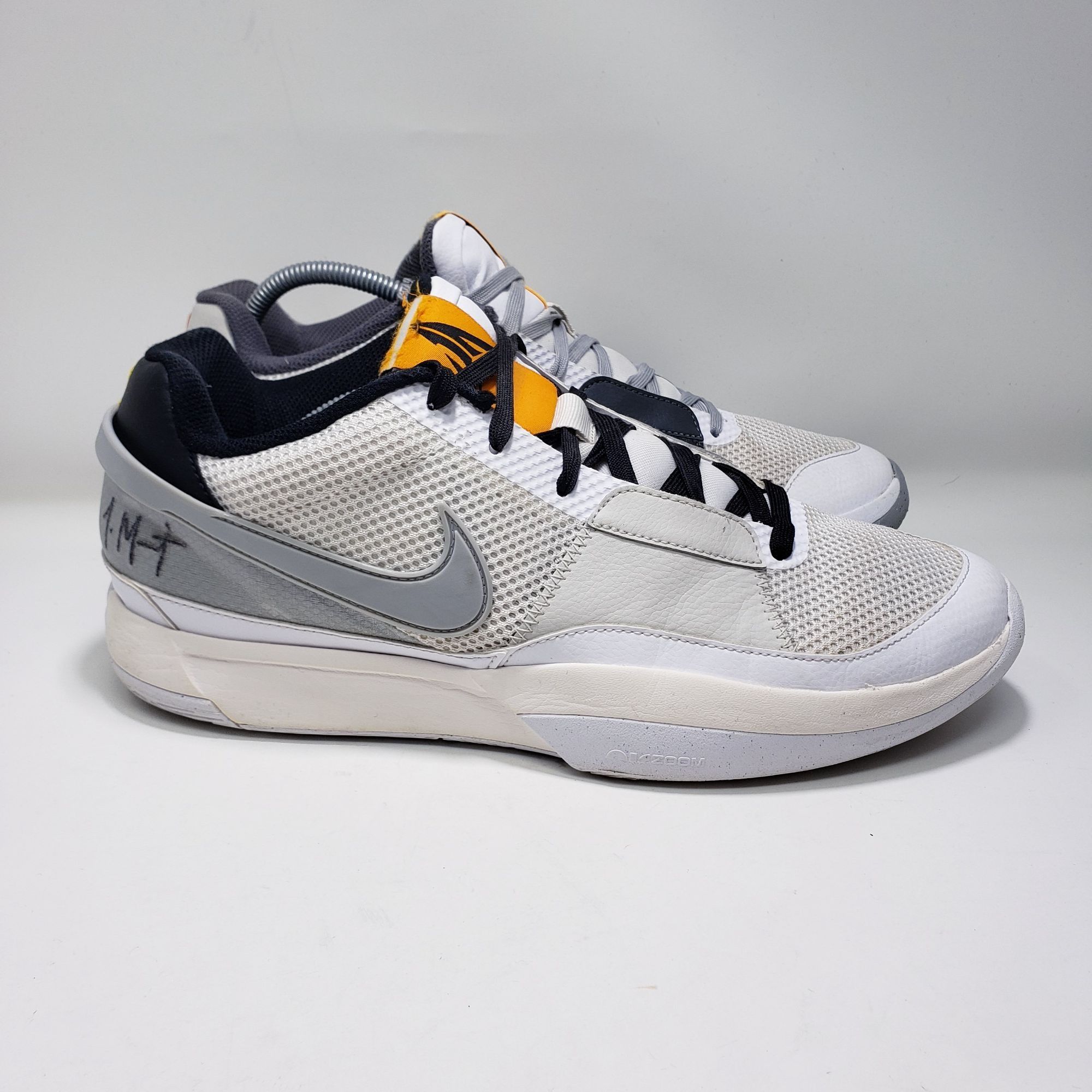 Nike Nike Ja 1 Light Smoke Wet Cement Morant Basketball Mens Siz Size US 12 / EU 45 - 4 Thumbnail