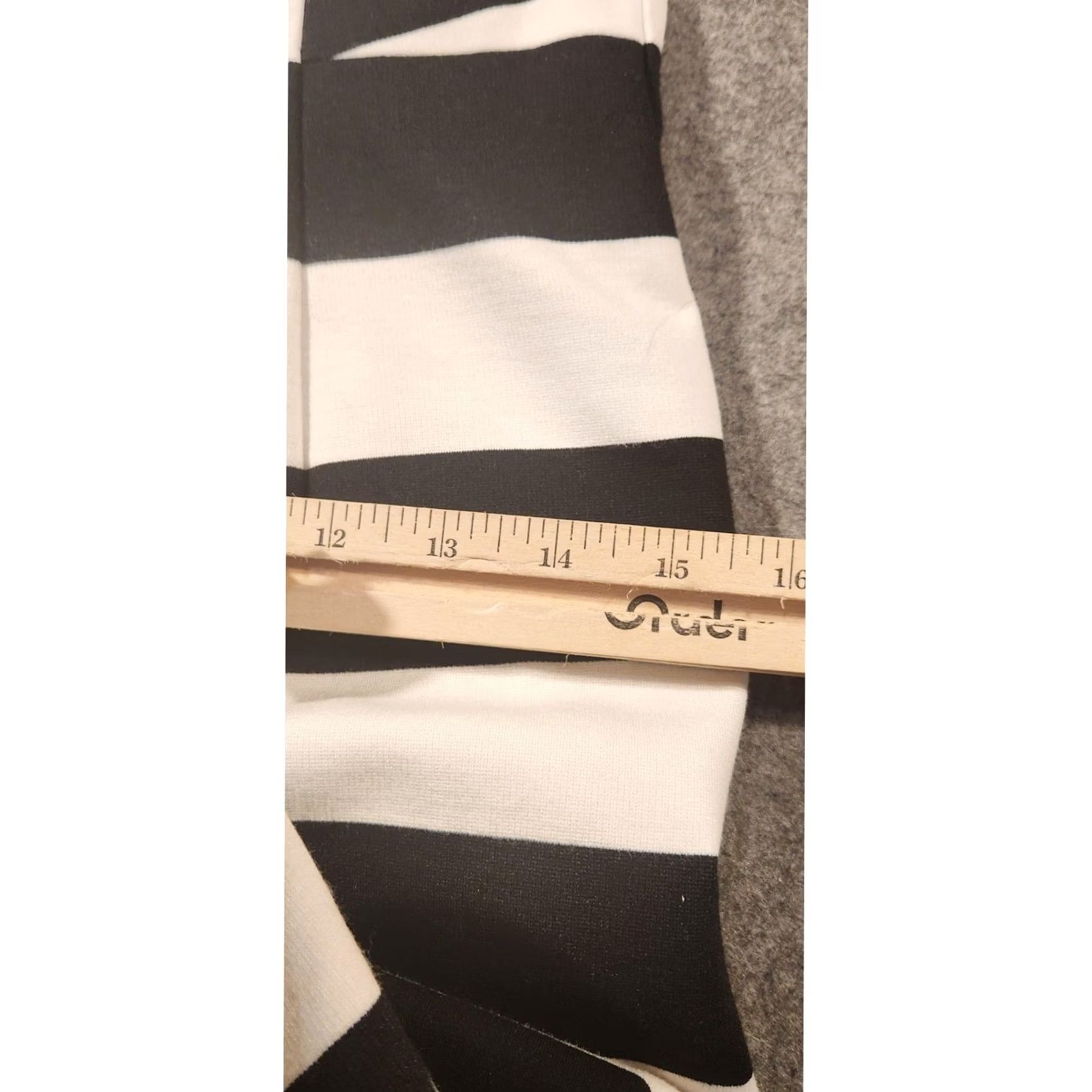 Trina Turk Trina Turk Dress Womens 6 Black White Stripe Sleeveless Knit Sheath Pencil Workwear Size M / US 6-8 / IT 42-44 - 7 Thumbnail