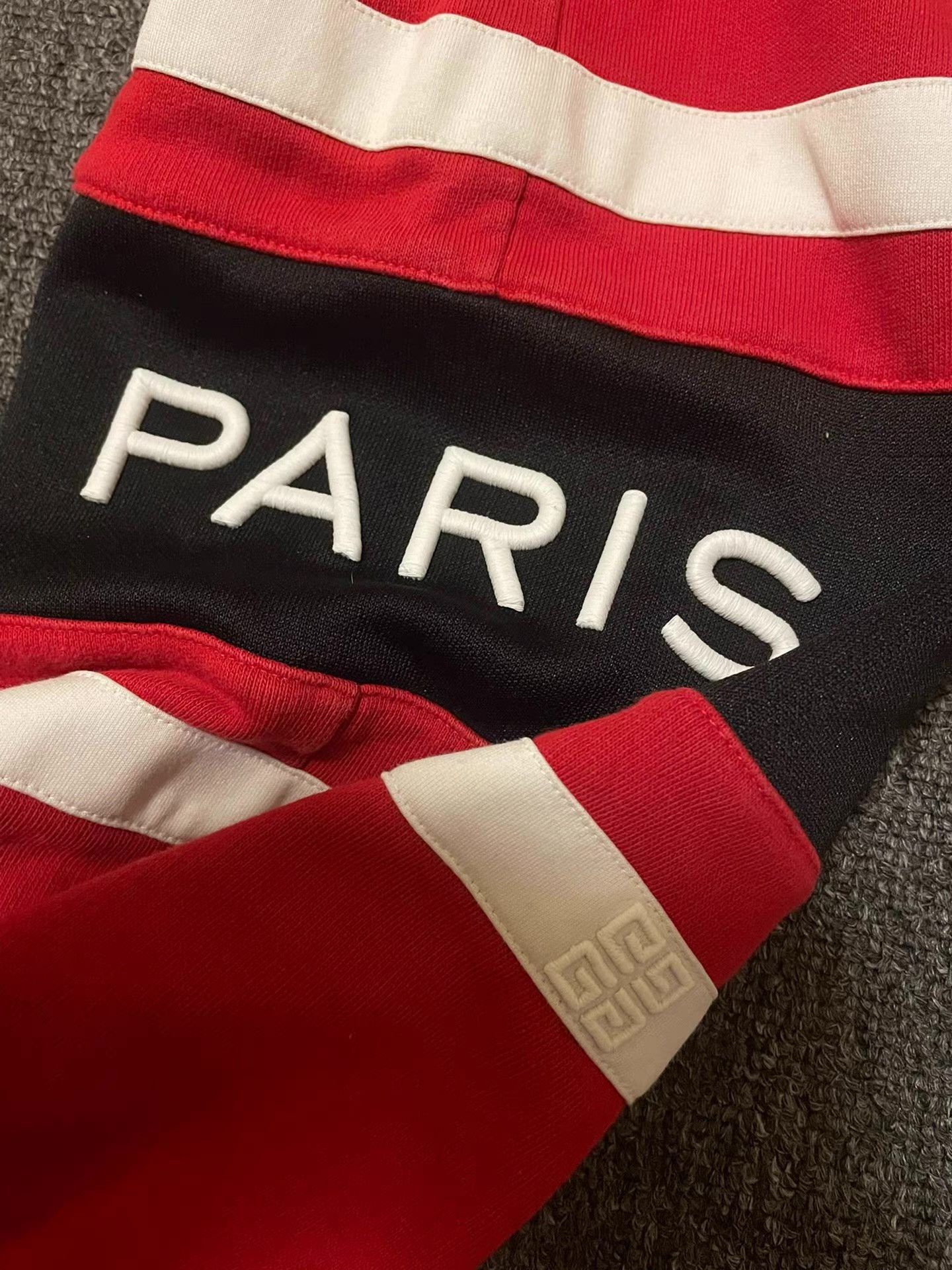 Givenchy Givenchy Red Embroidered Sweatpants Q4 Size US 36 / EU 52 - 3 Thumbnail
