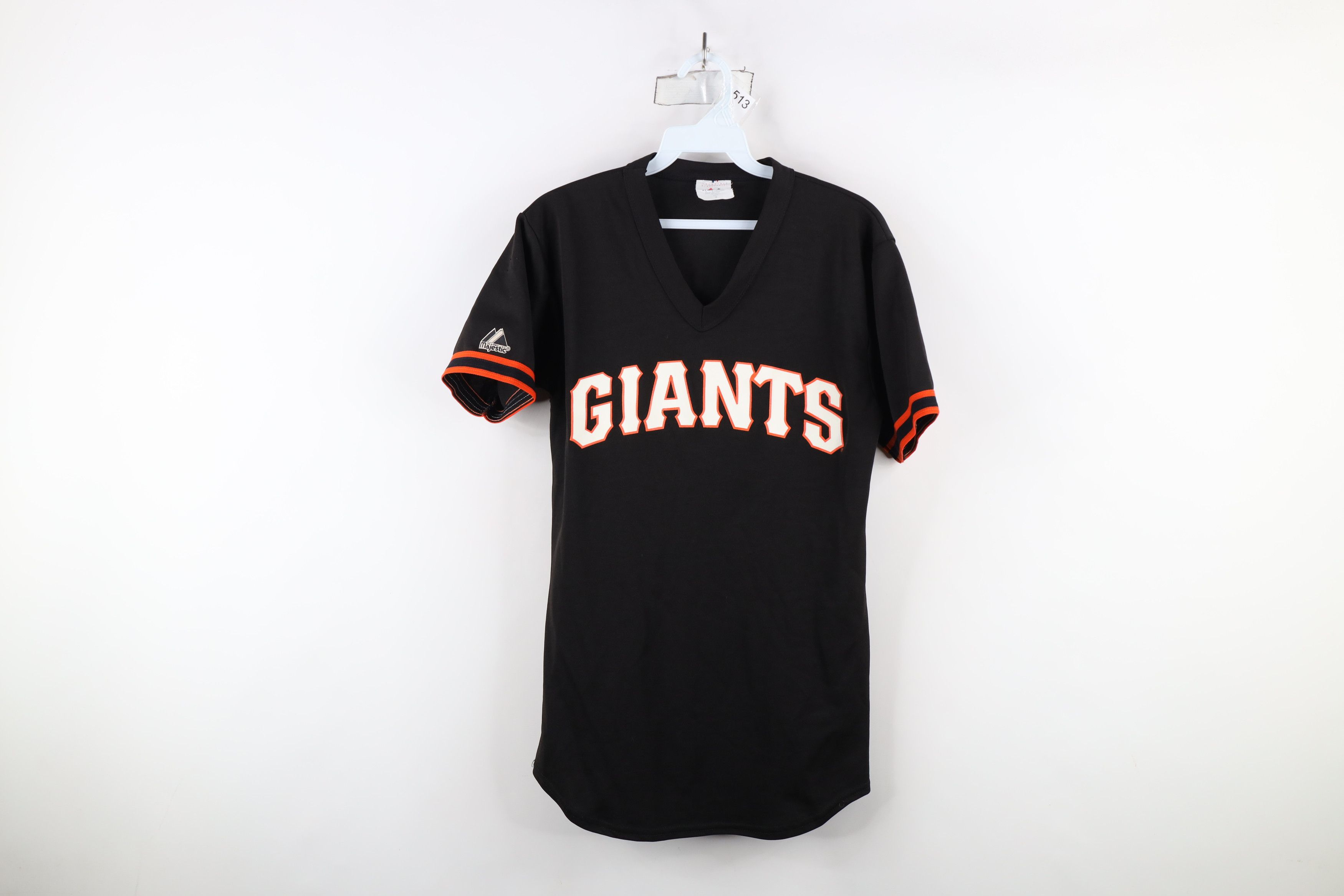 Majestic × Vintage Vintage 90s Majestic Giants Baseball Jersey Black USA Size US S / EU 44-46 / 1 - 1 Thumbnail