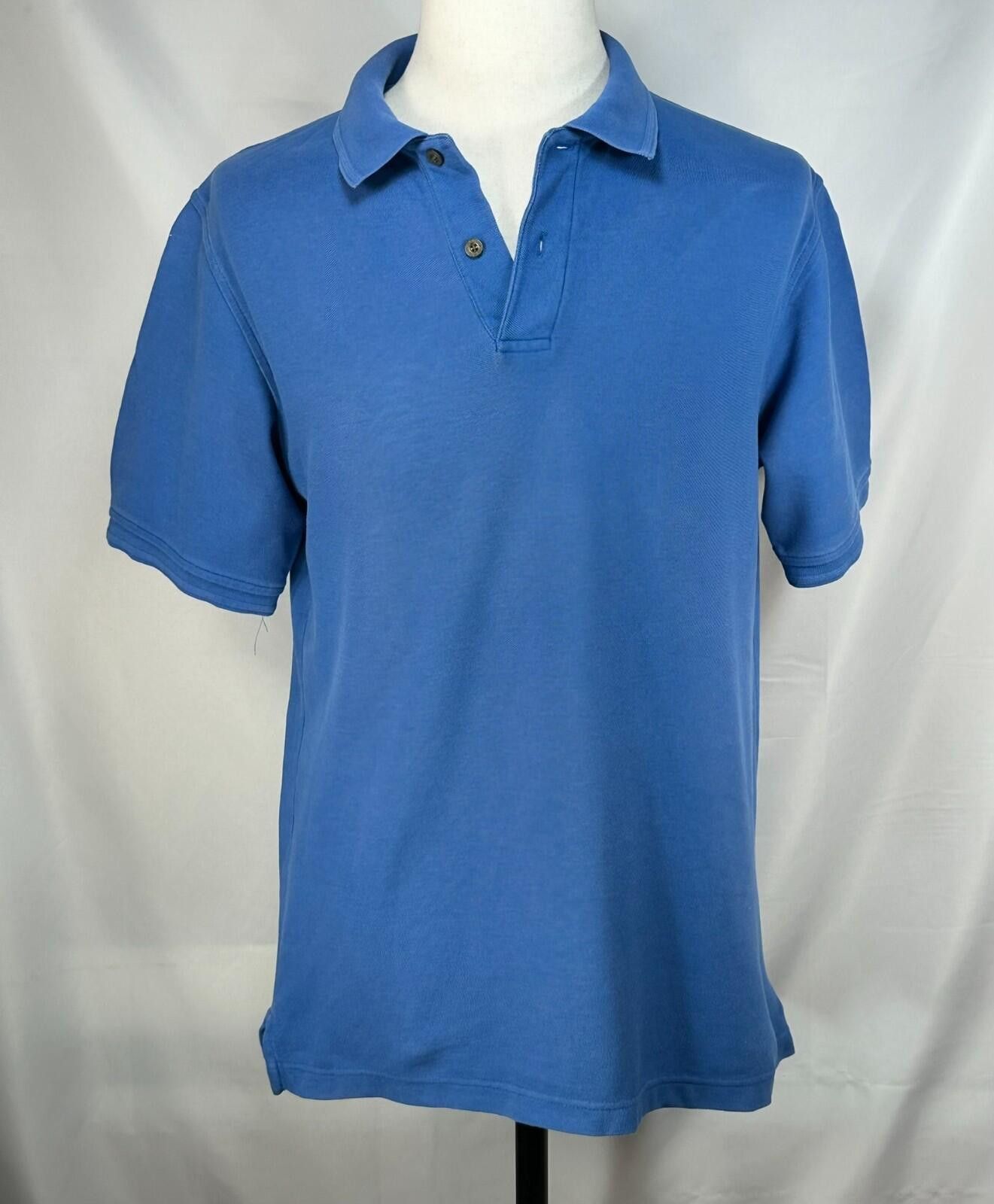 Jos. A. Bank Jos A Bank 1/4 Button Travelers Polo Shirt Blue Mens M Size US M / EU 48-50 / 2 - 1 Thumbnail